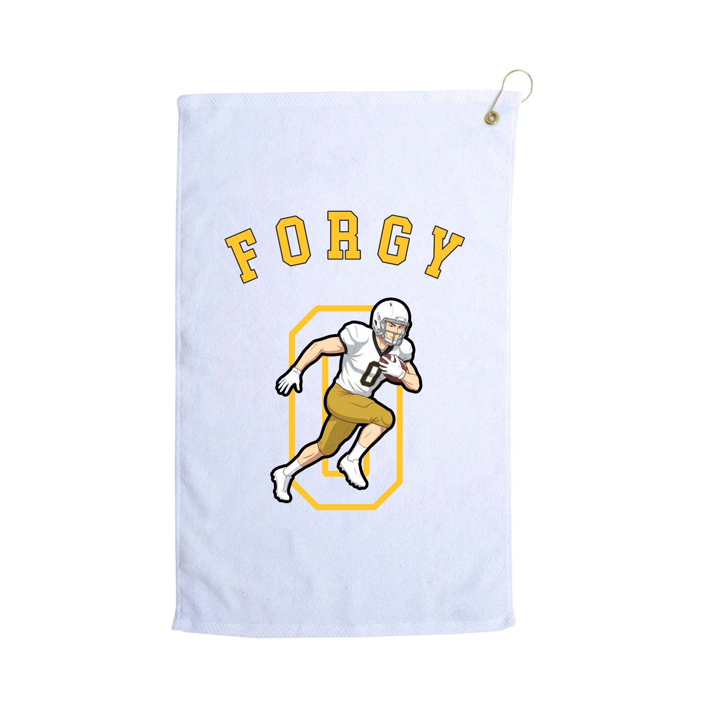 Golf Towel — Shirsey Arch in White