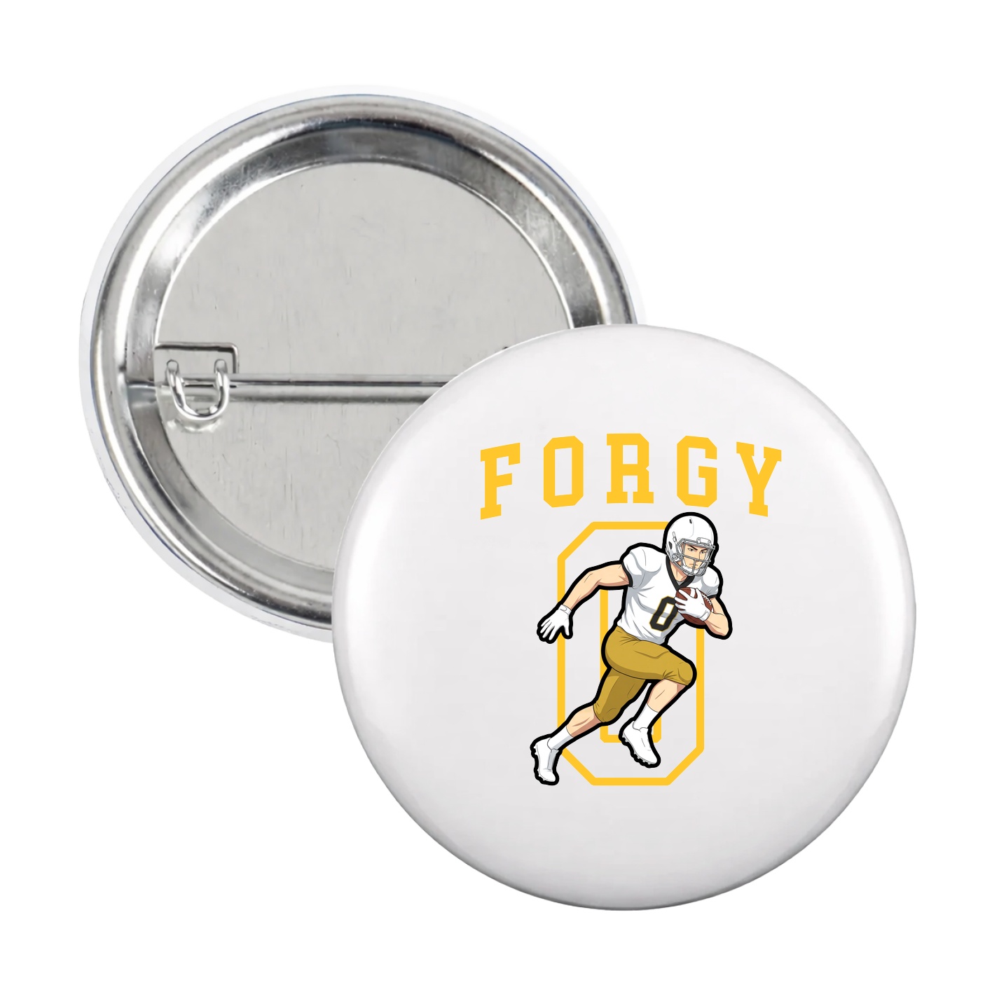 Game Day Button — Shirsey in White