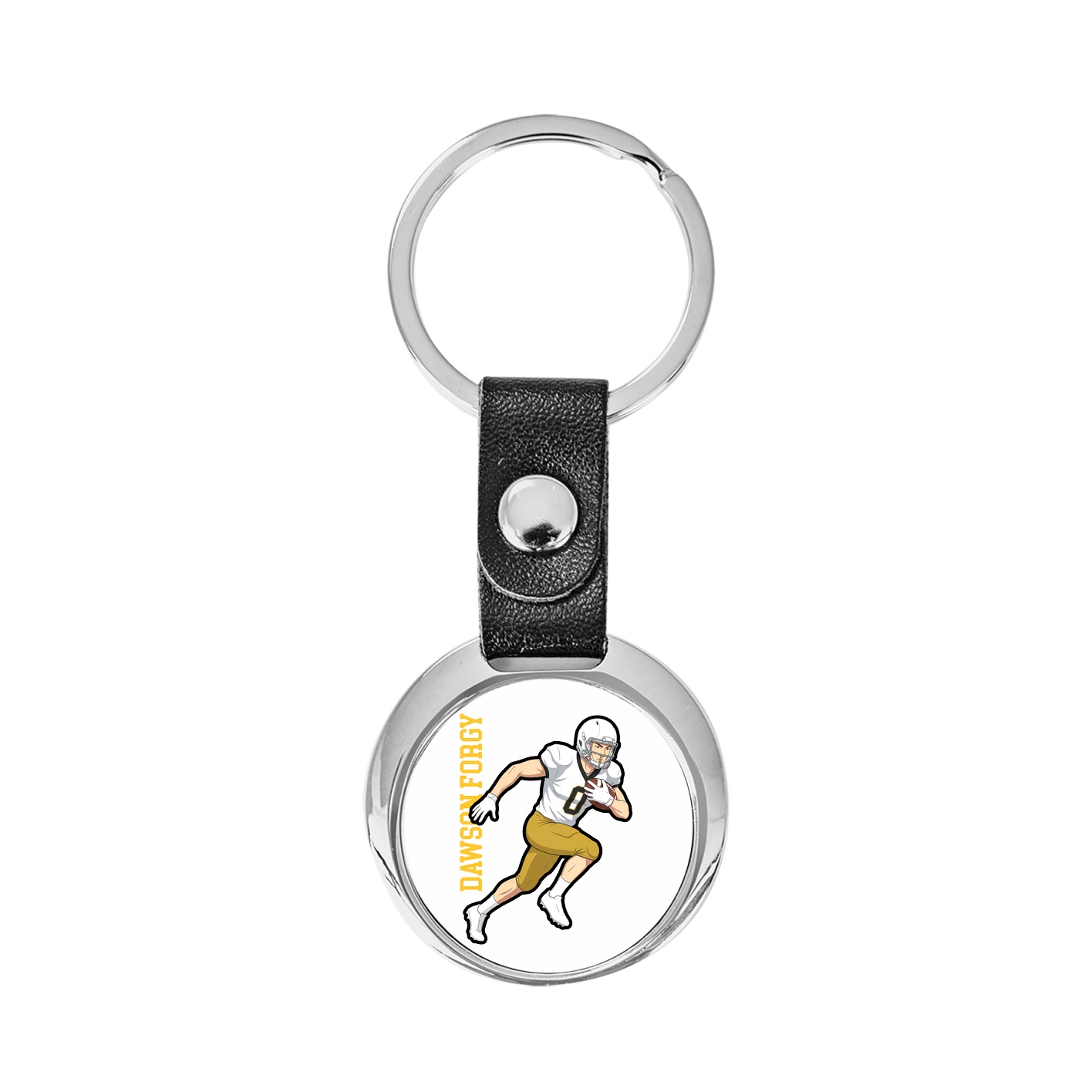 Key Chain — Name Vertical in Classic