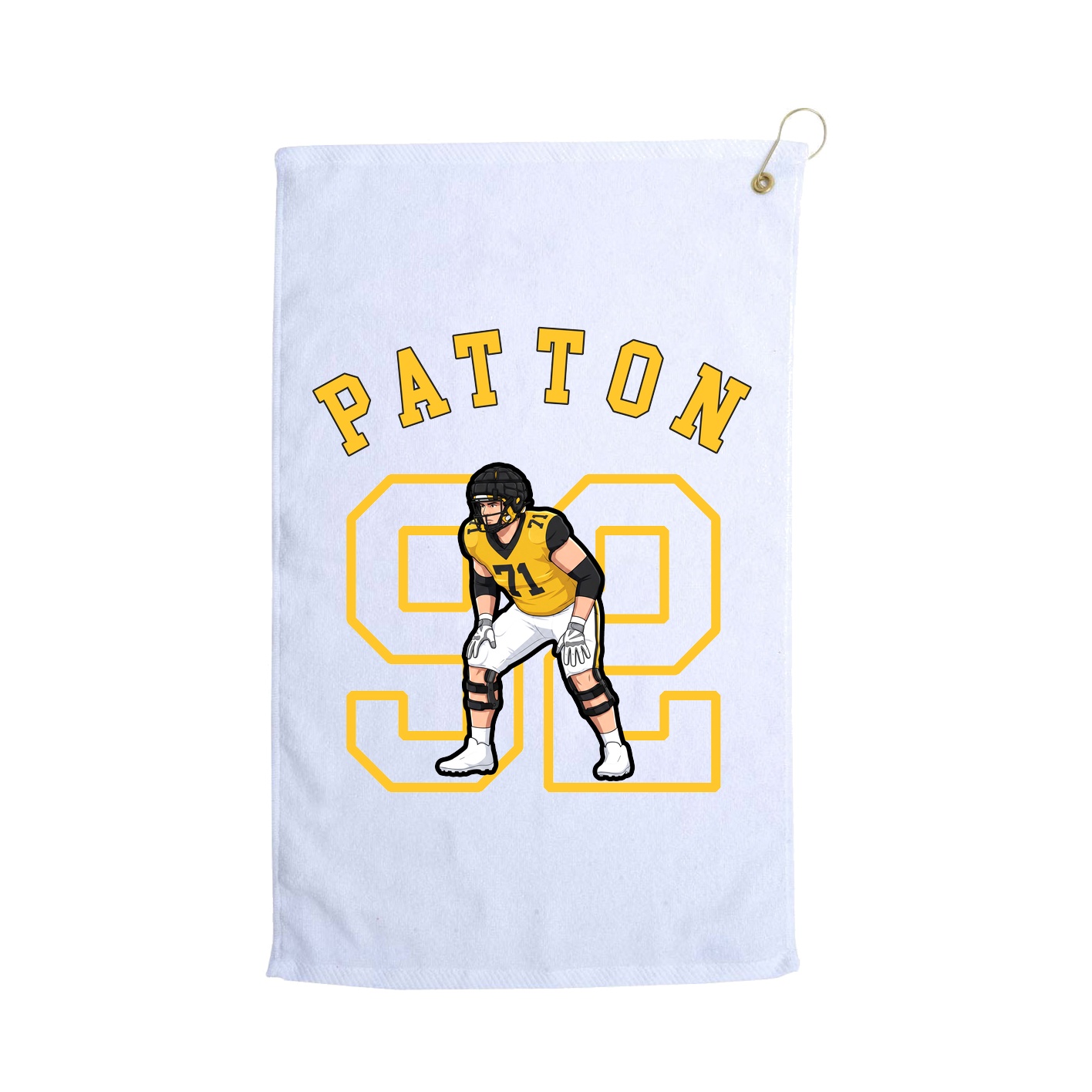Golf Towel — Shirsey Arch in White