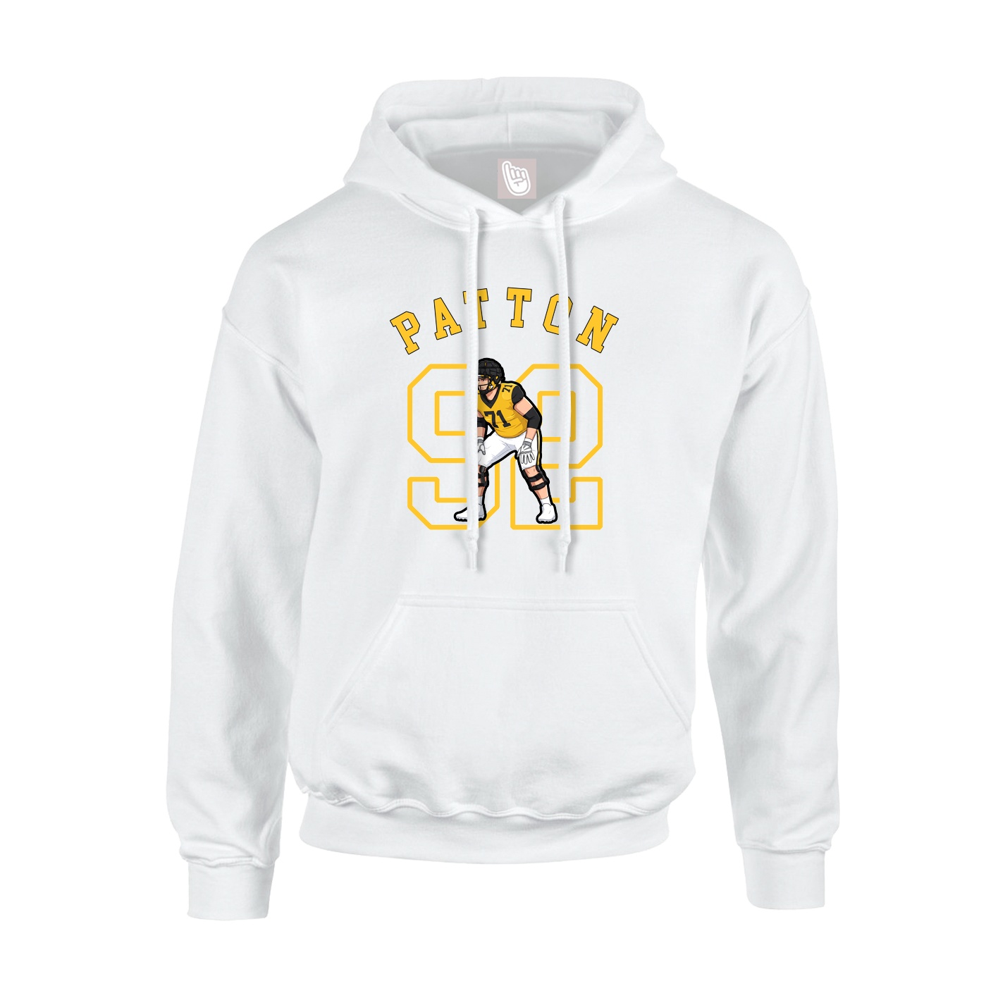 Hoodie — Shirsey Arch in White