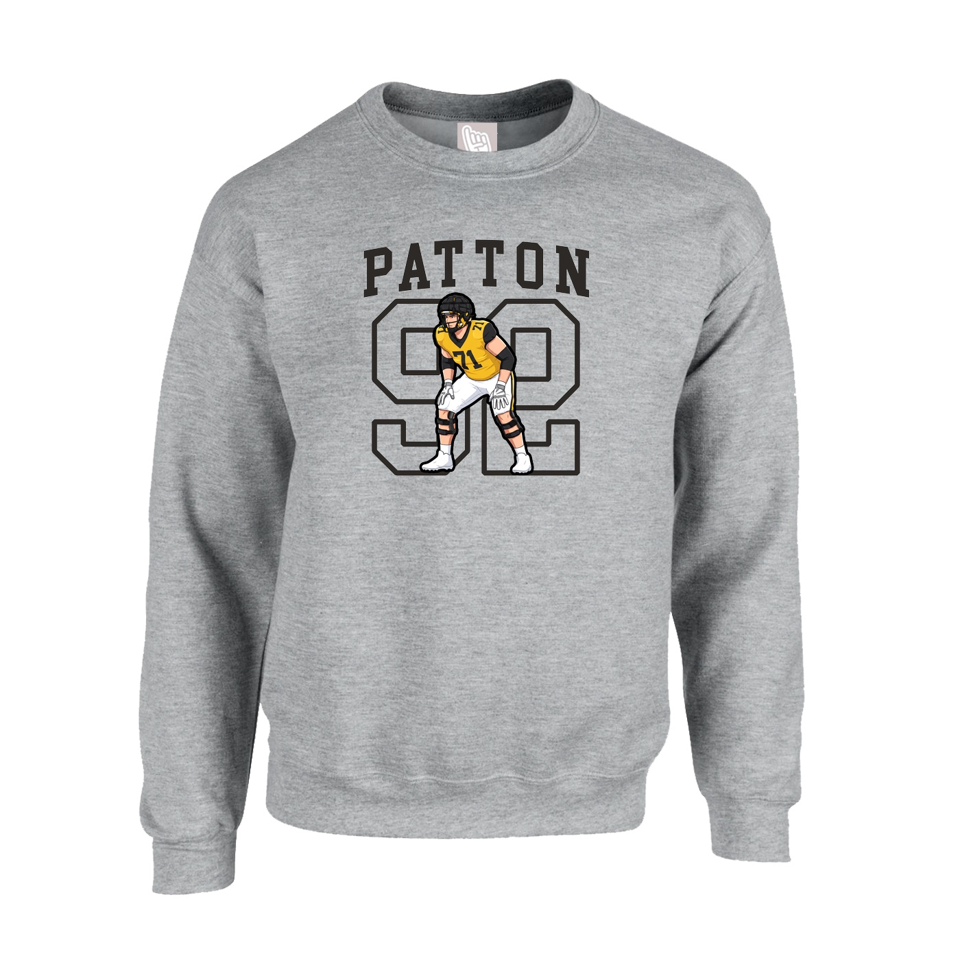 Fleece Crew — Shirsey in Grey