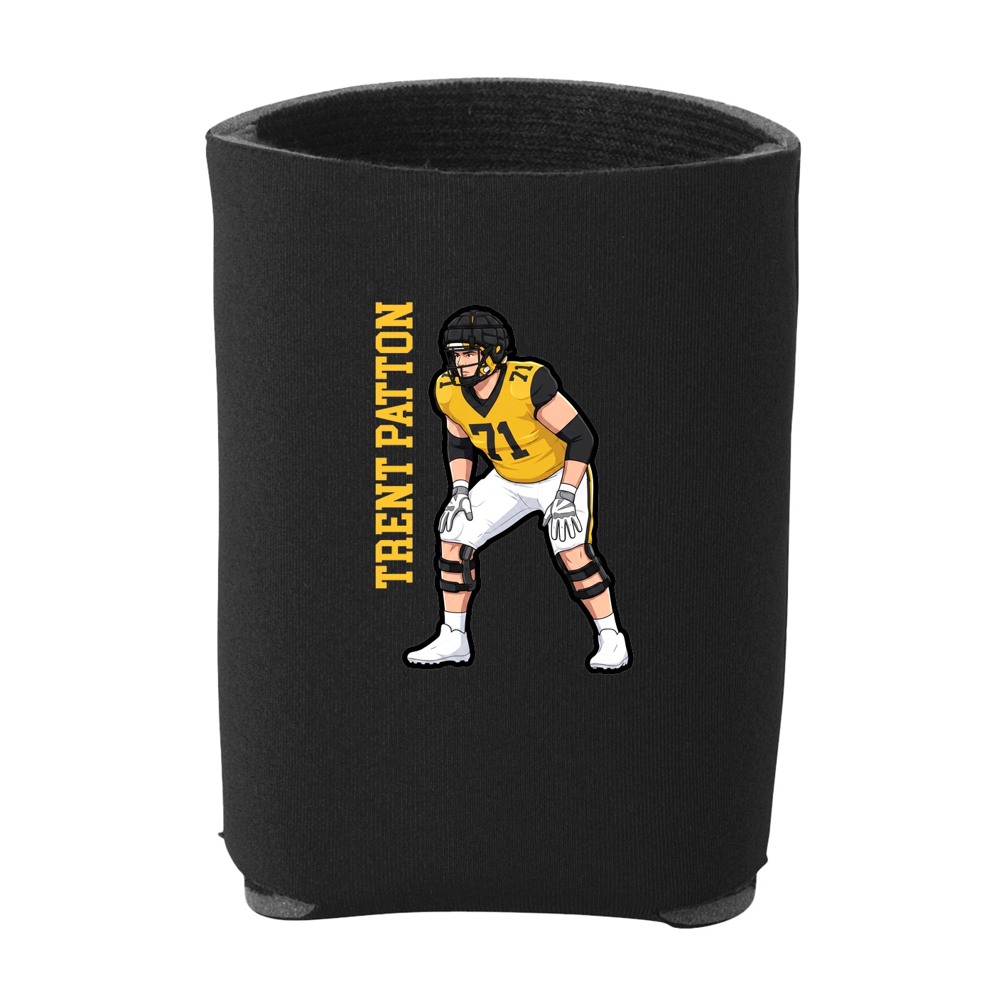Can Holder — Name Vertical in Black