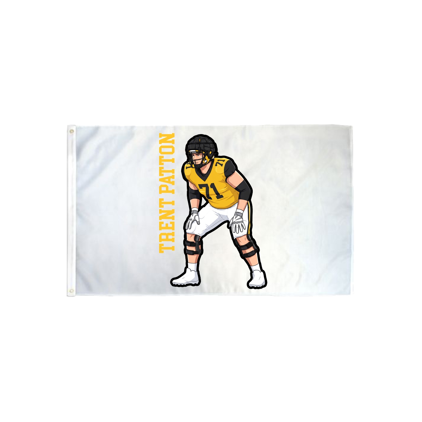 3x5 Flag — Name Vertical in Classic
