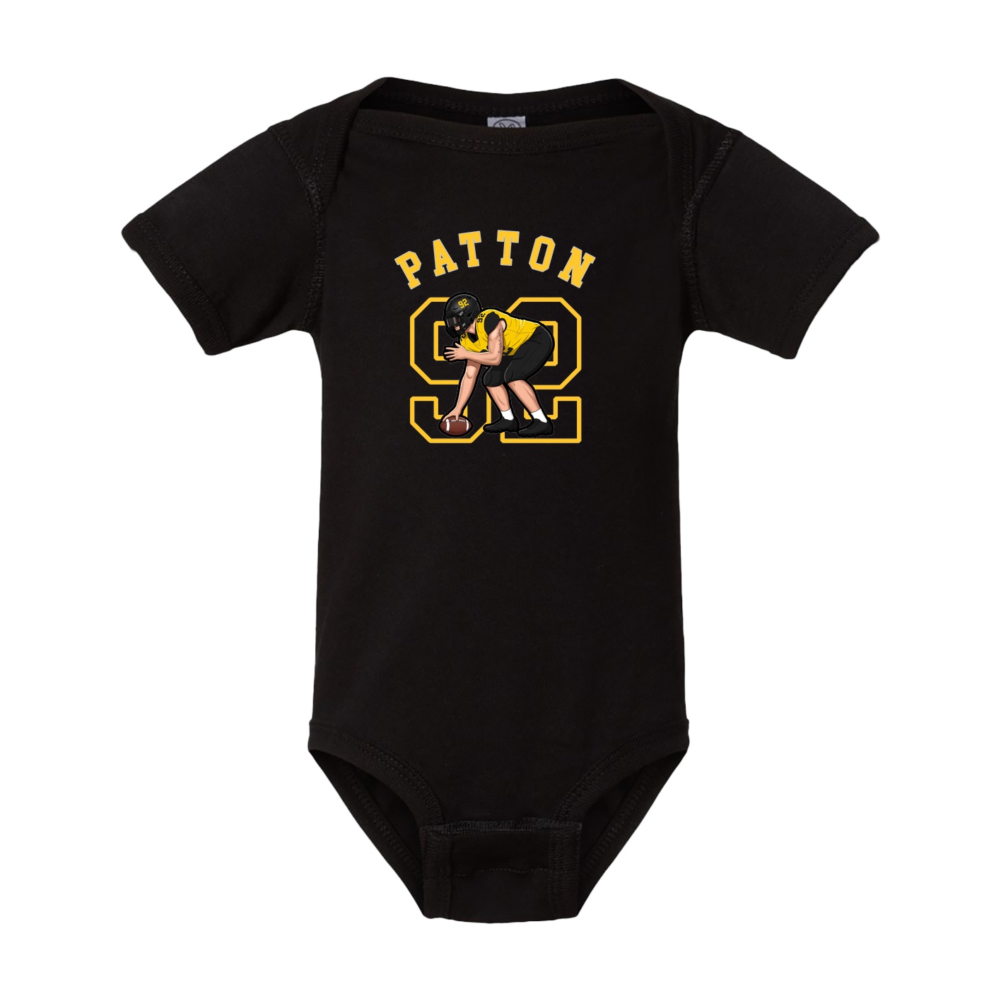 Baby Onesie — Shirsey Arch in Black