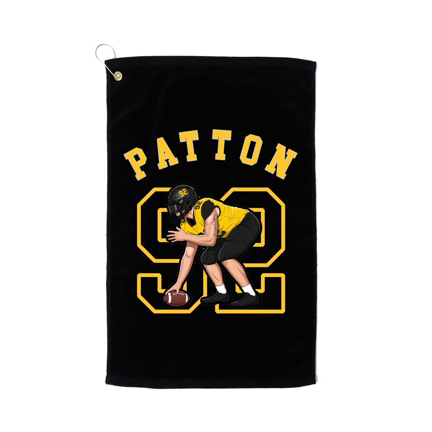 Golf Towel — Shirsey Arch in Black
