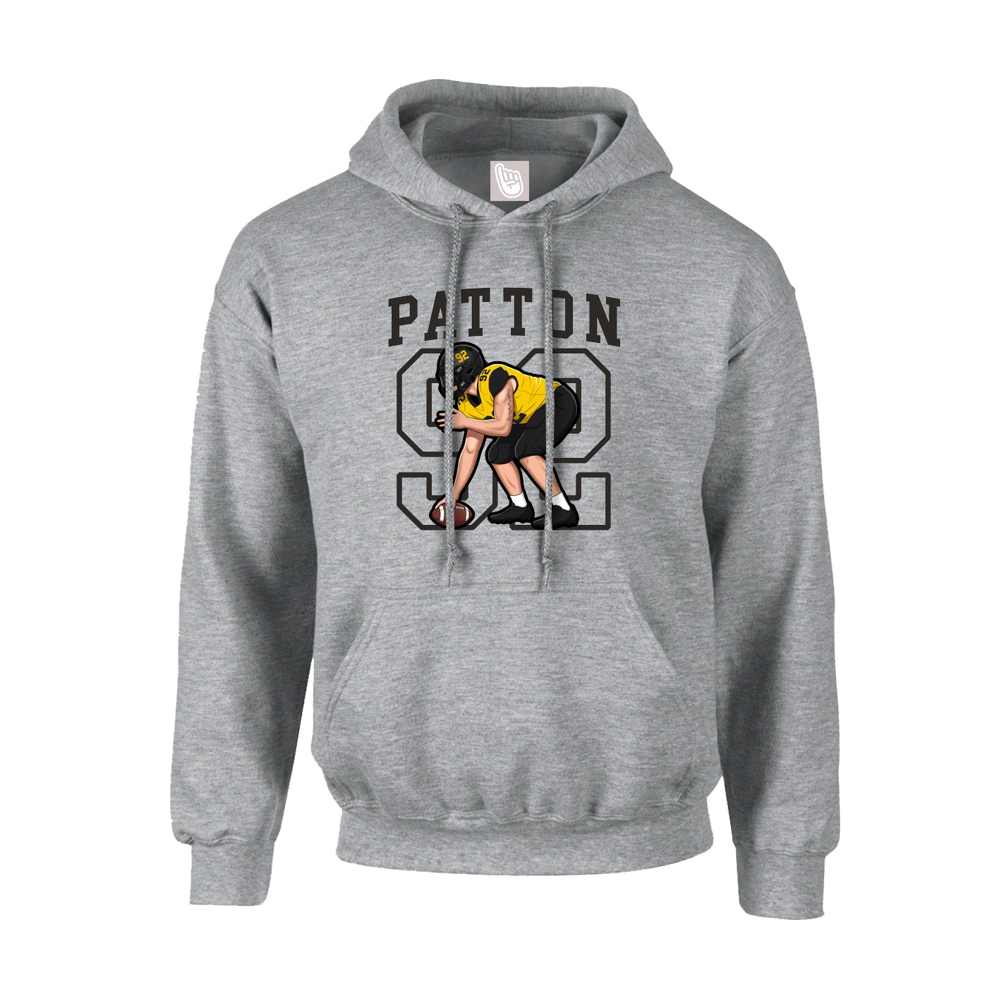 Hoodie — Shirsey in Grey