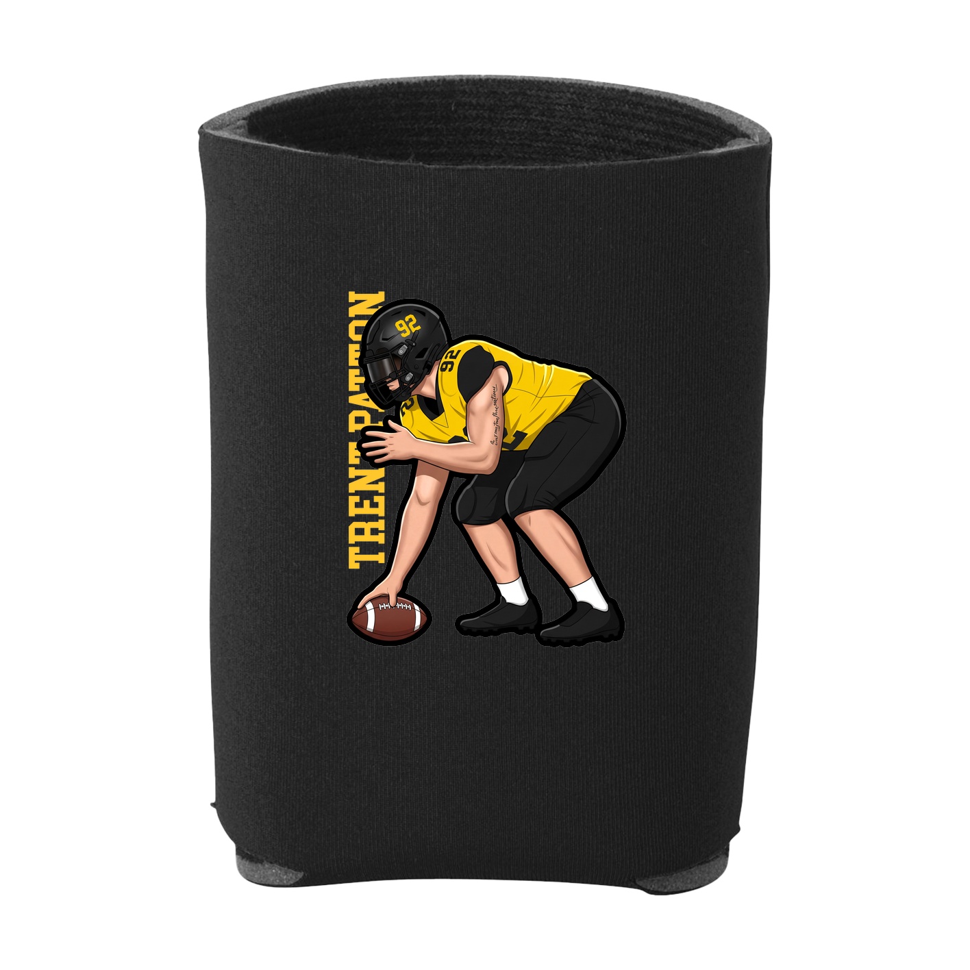 Can Holder — Name Vertical in Black