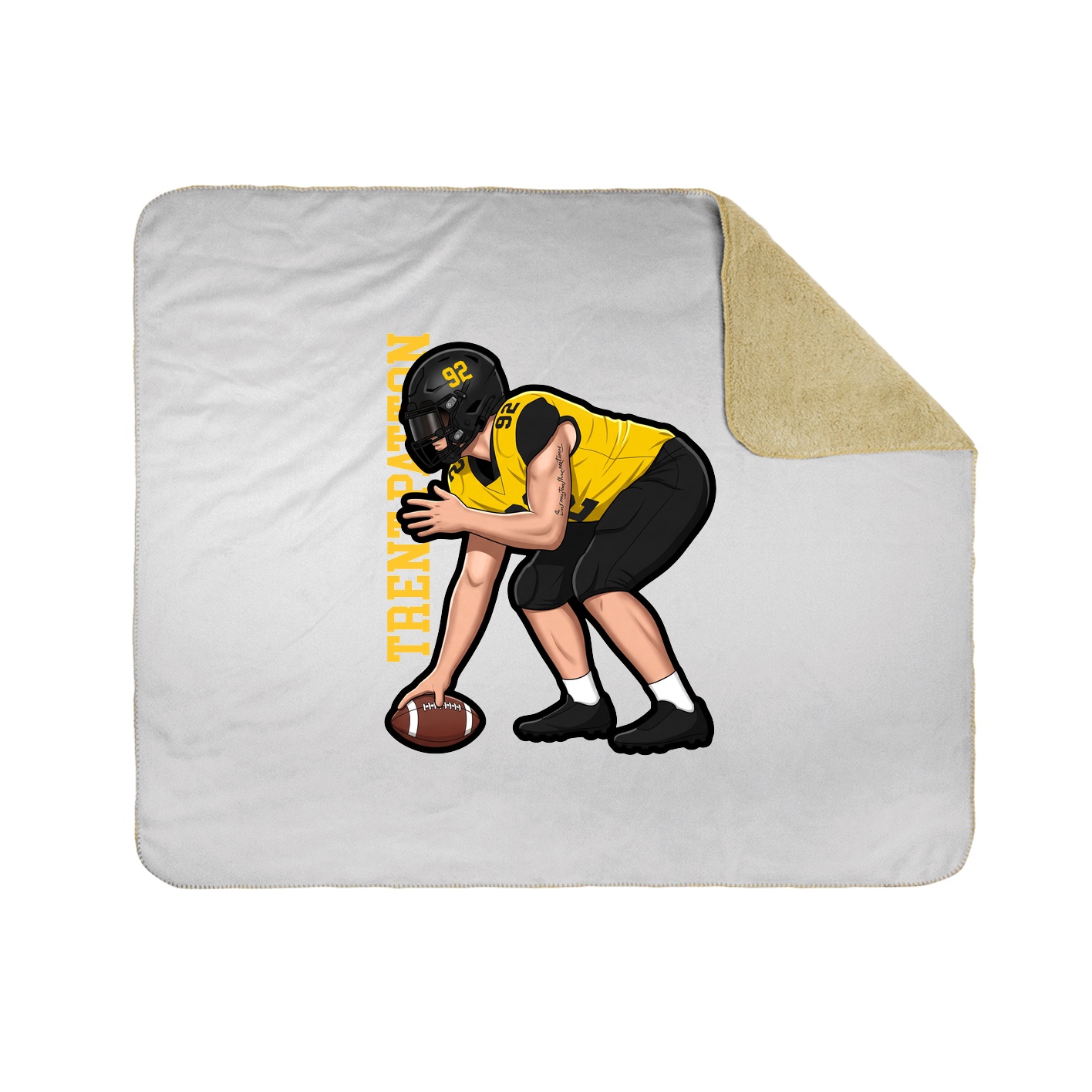 50x60 Sherpa Lined Throw Blanket