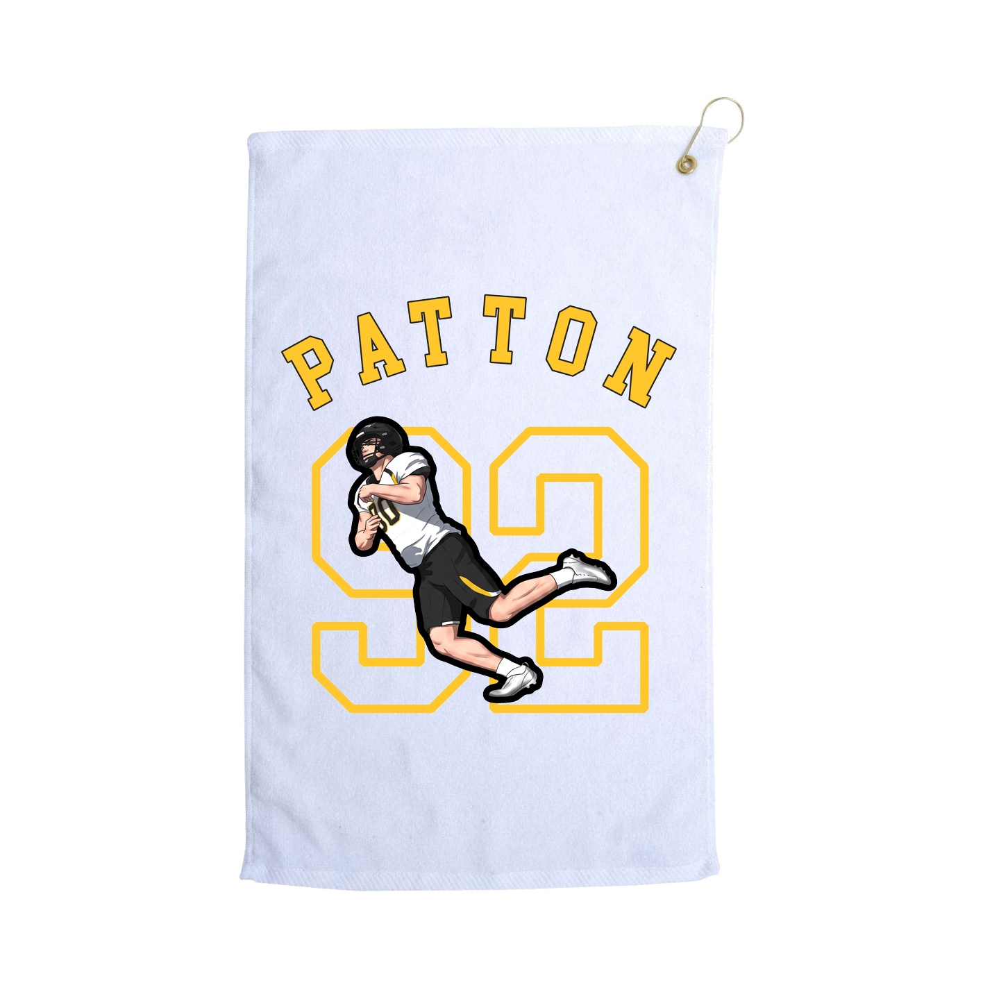 Golf Towel — Shirsey Arch in White