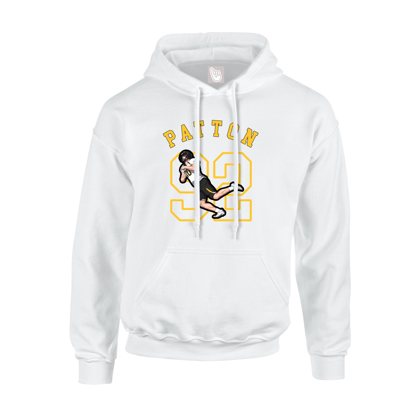 Hoodie — Shirsey Arch in White