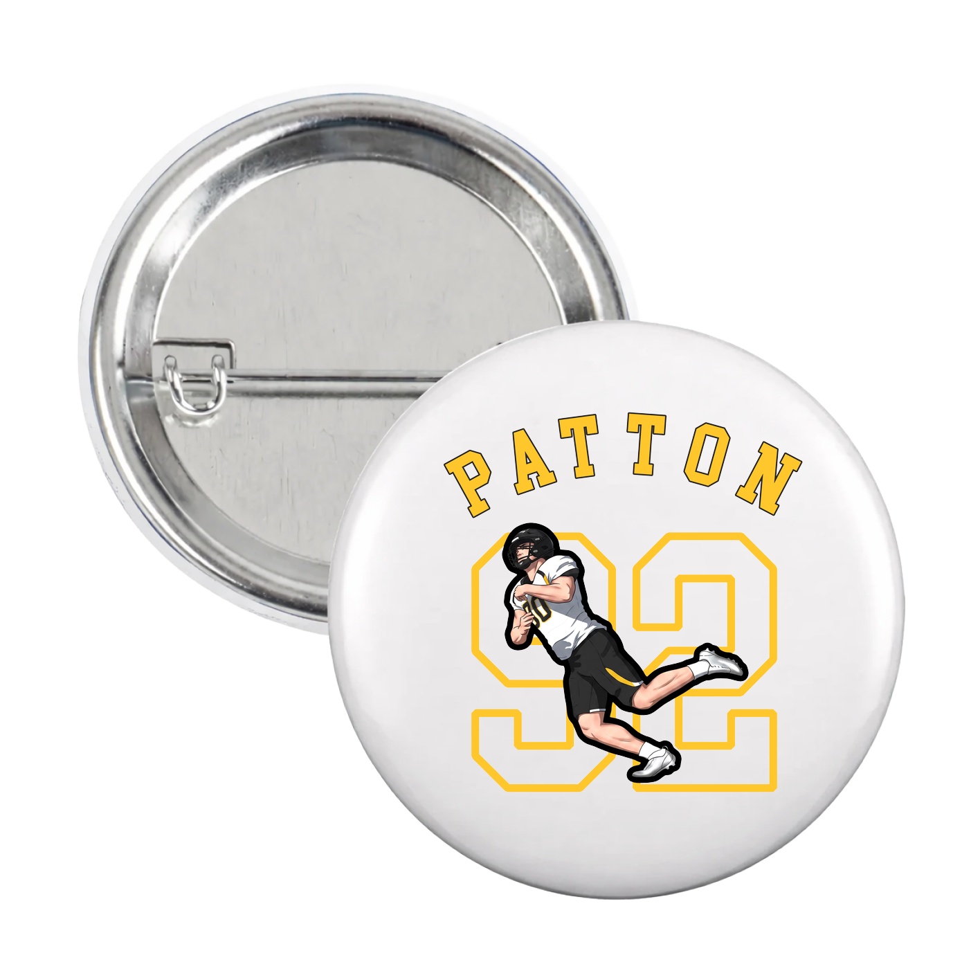 Game Day Button — Shirsey Arch in White