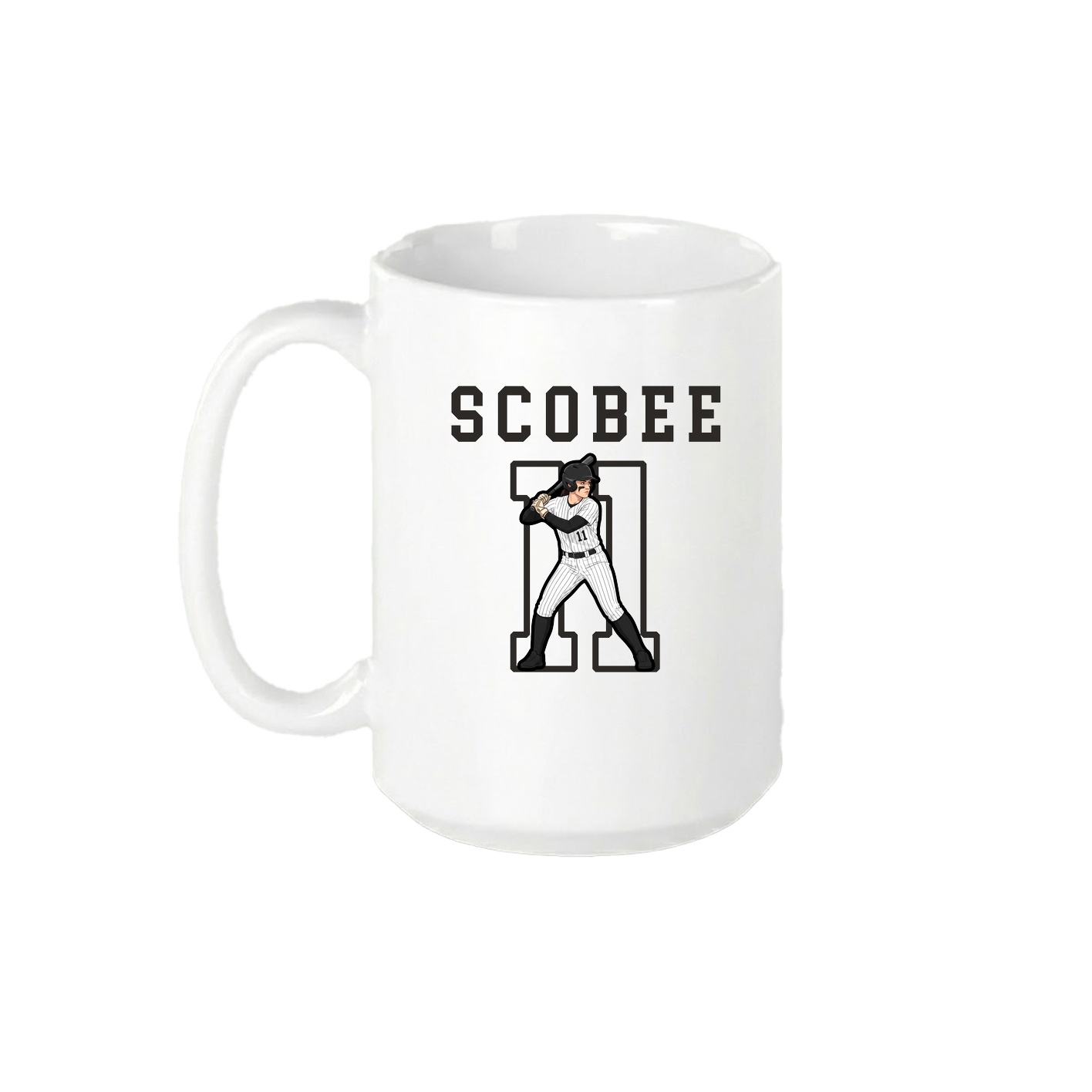 15oz Coffee Mug — Shirsey in White