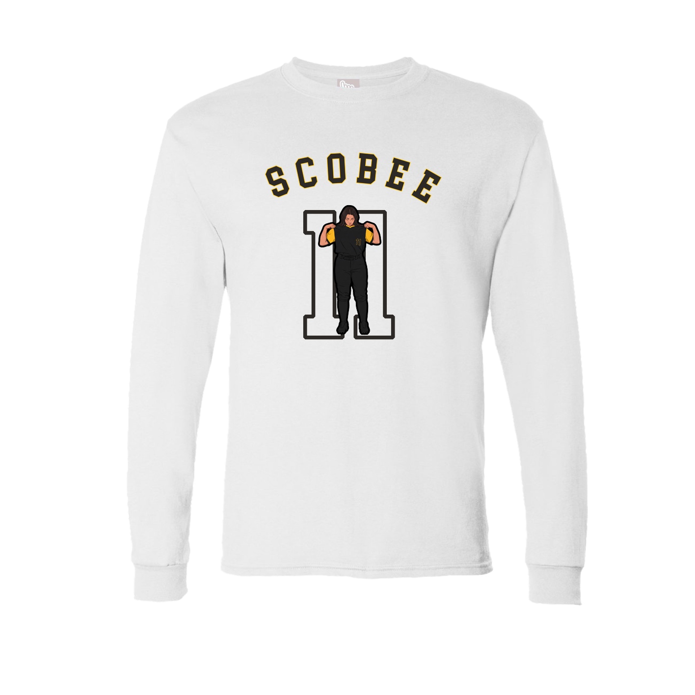 Long Sleeve Tee — Shirsey Arch in White