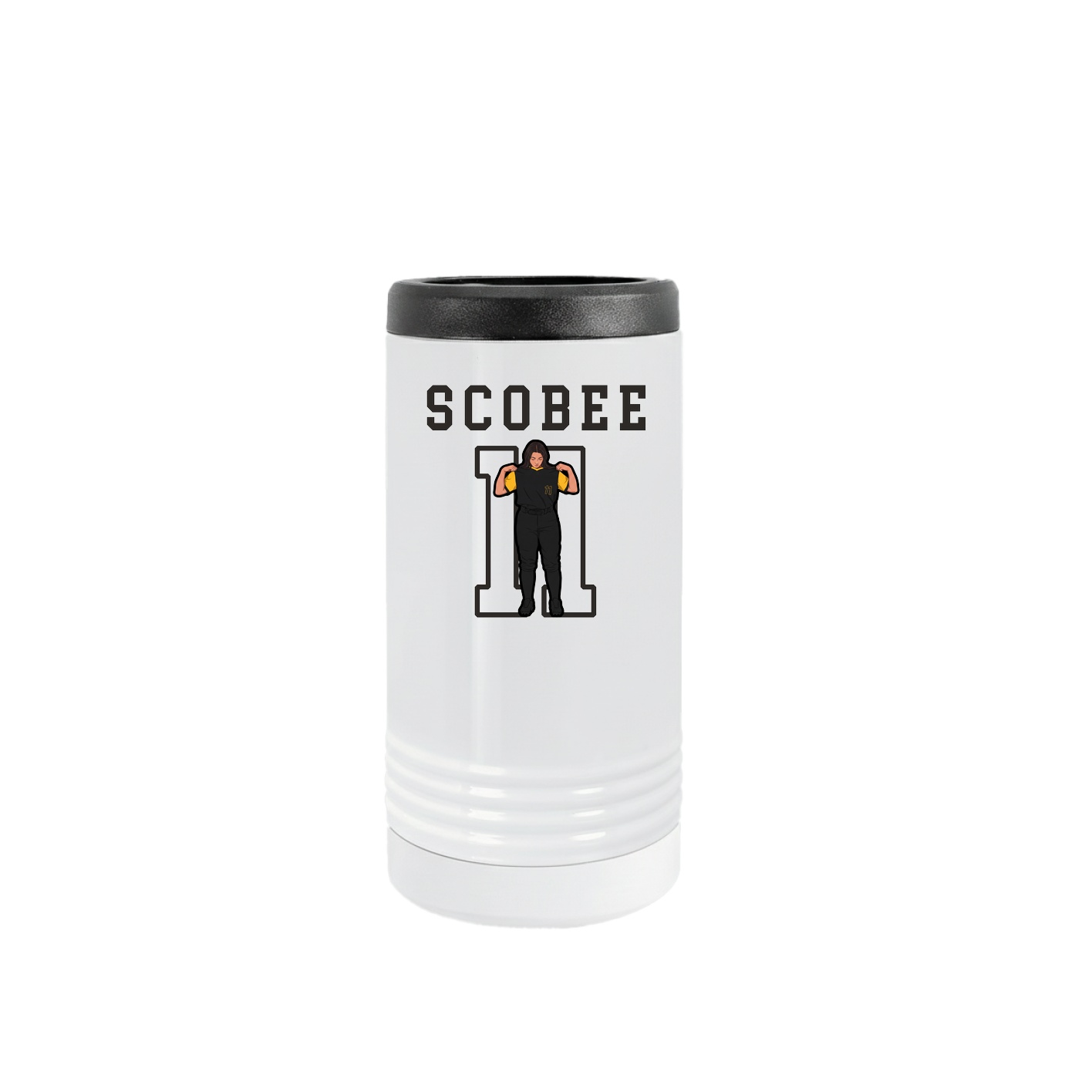 Slim Beverage Holder — Shirsey in White