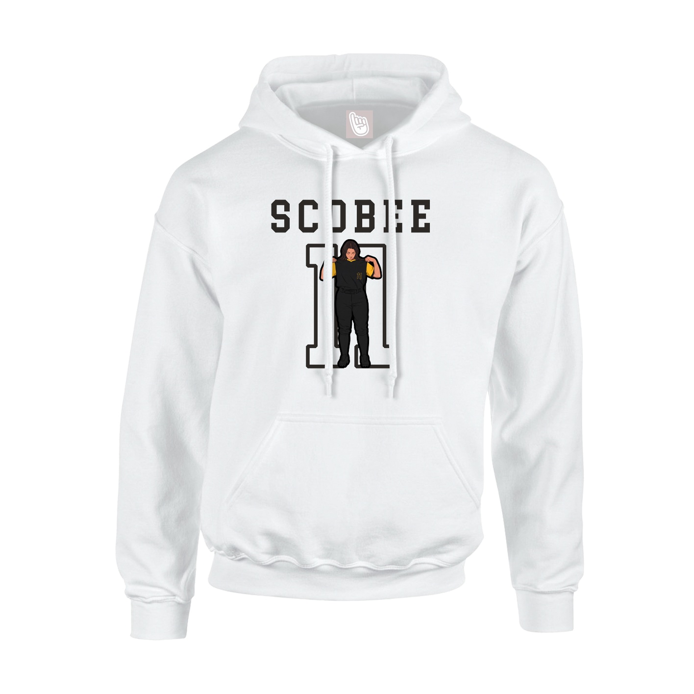 Hoodie — Shirsey in White