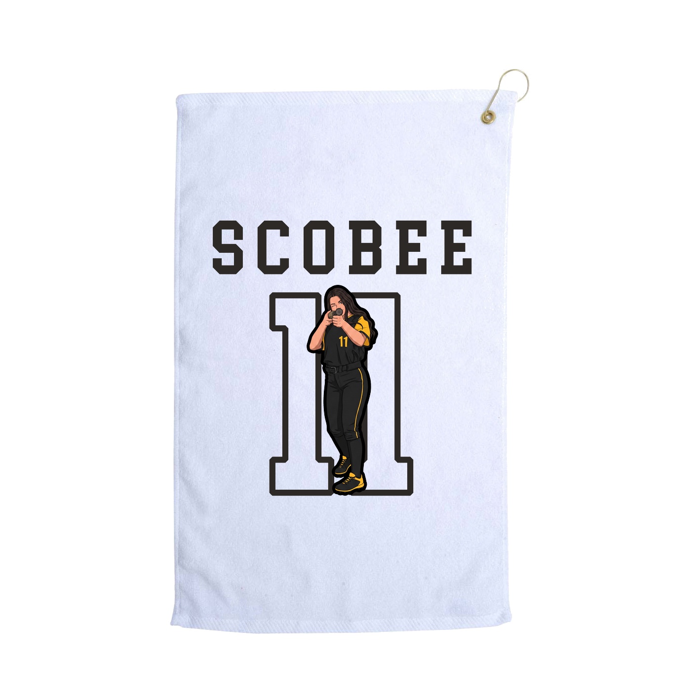 Golf Towel — Shirsey in White