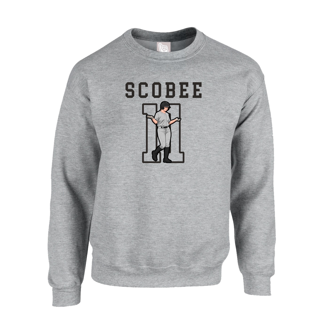 Fleece Crew — Shirsey in Grey