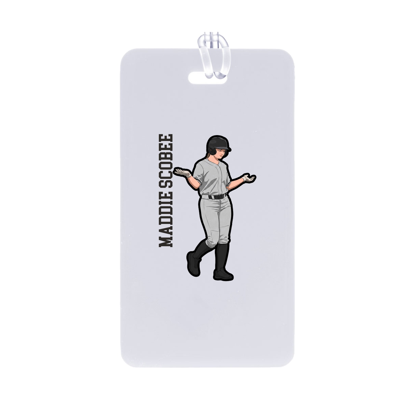 Bag Tag — Name Vertical in Classic