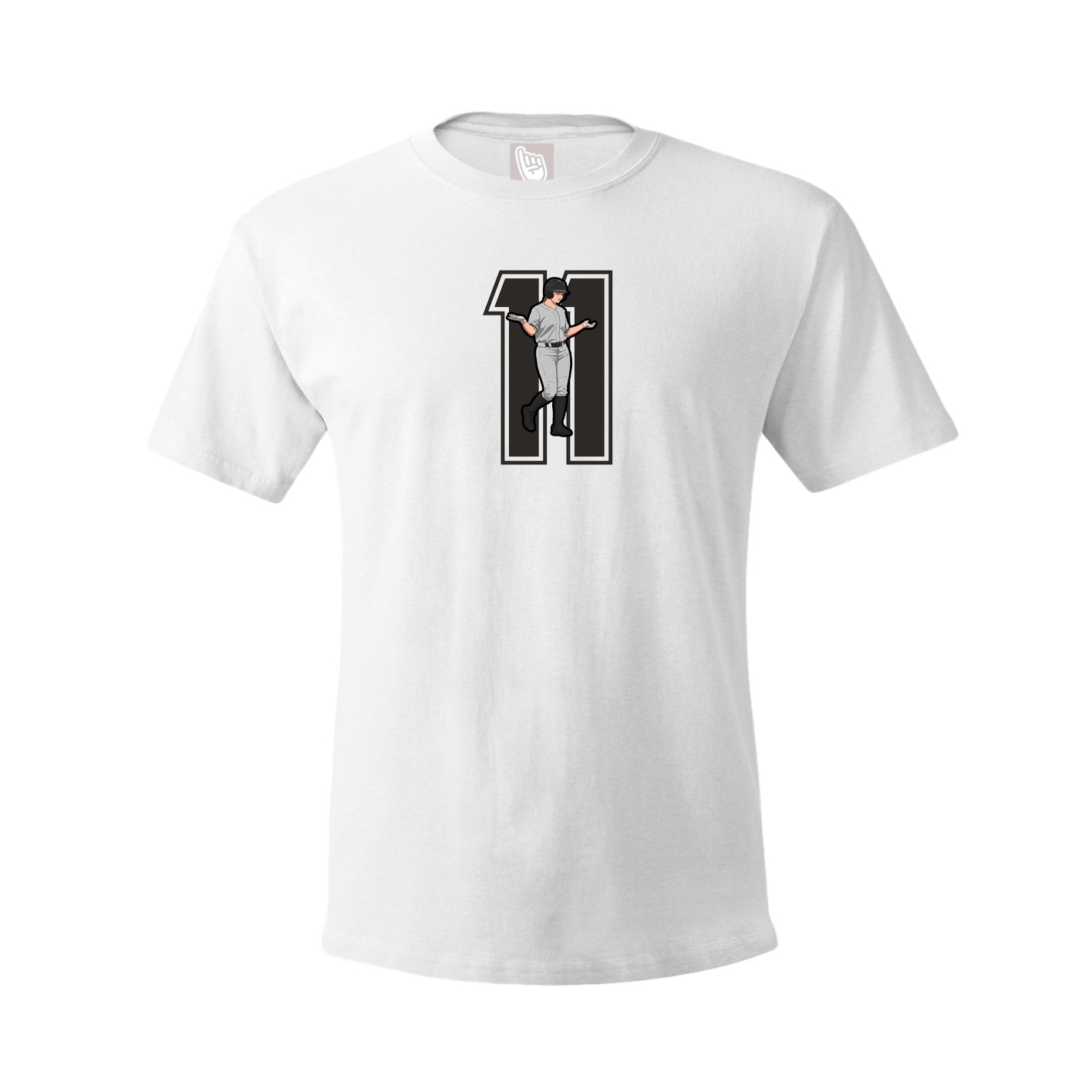 Tee — Number in White