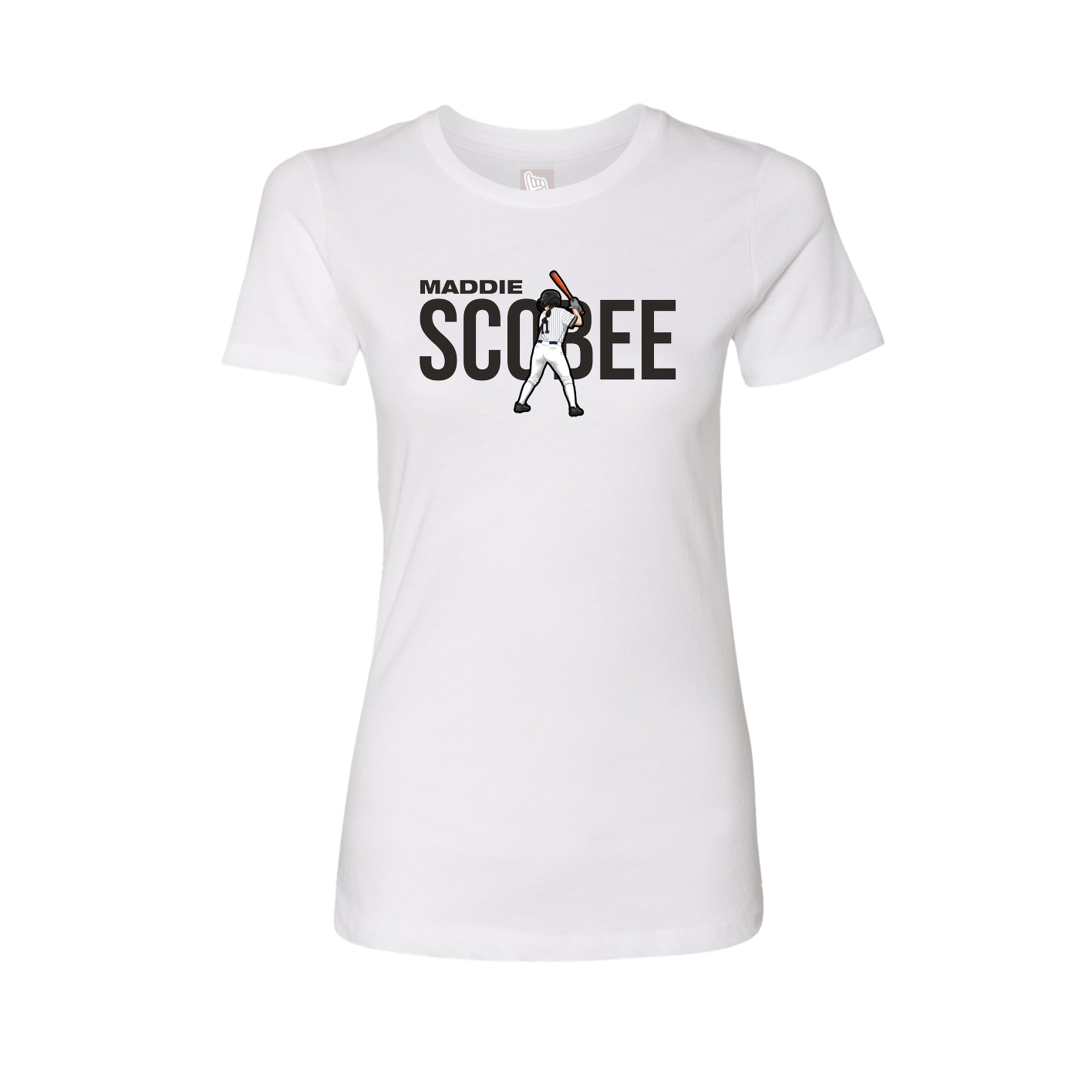 Womens Tee — Player Name in White
