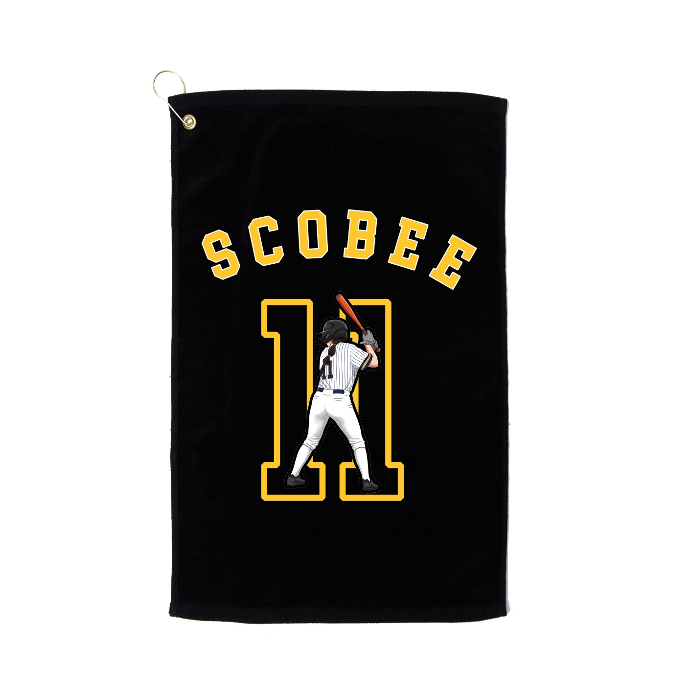 Golf Towel — Shirsey Arch in Black