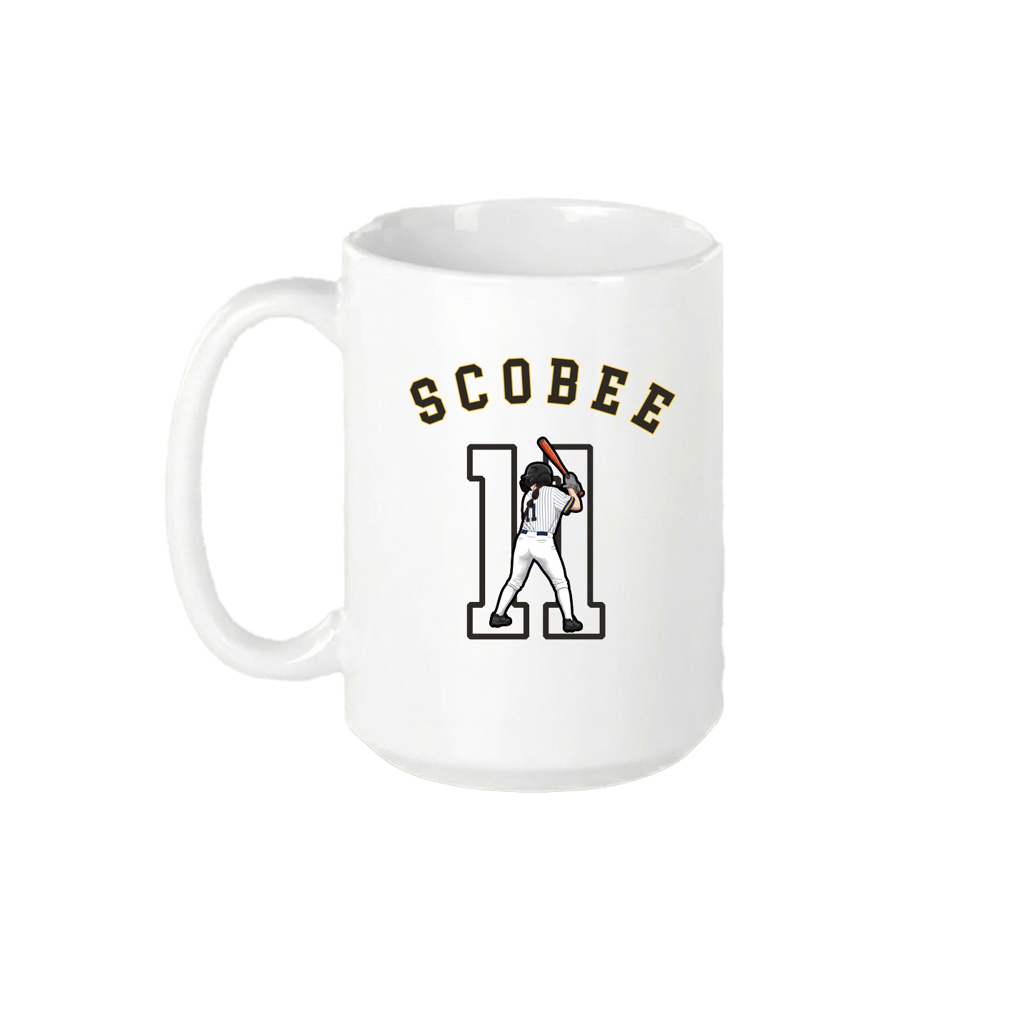 15oz Coffee Mug — Shirsey Arch in White