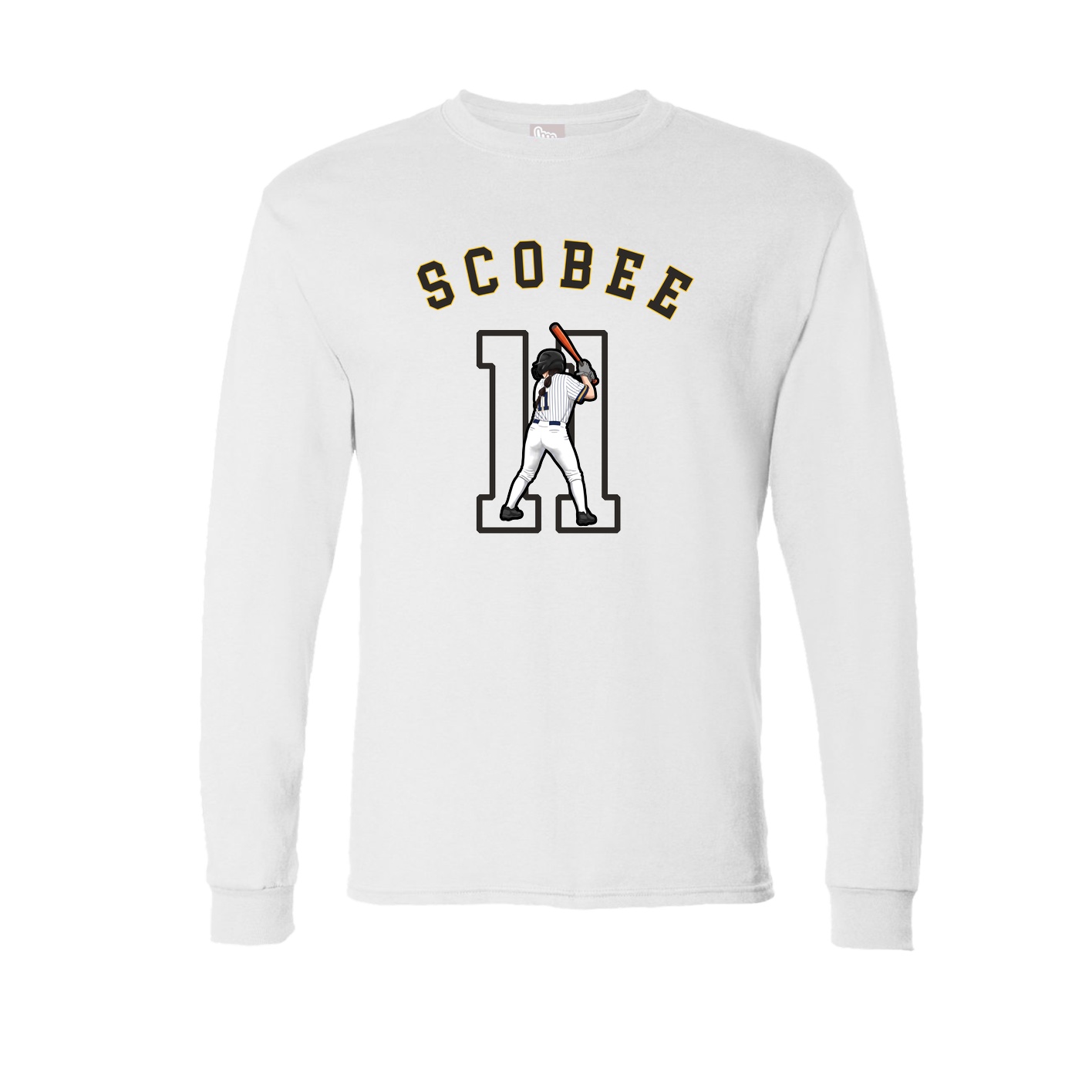 Long Sleeve Tee — Shirsey Arch in White