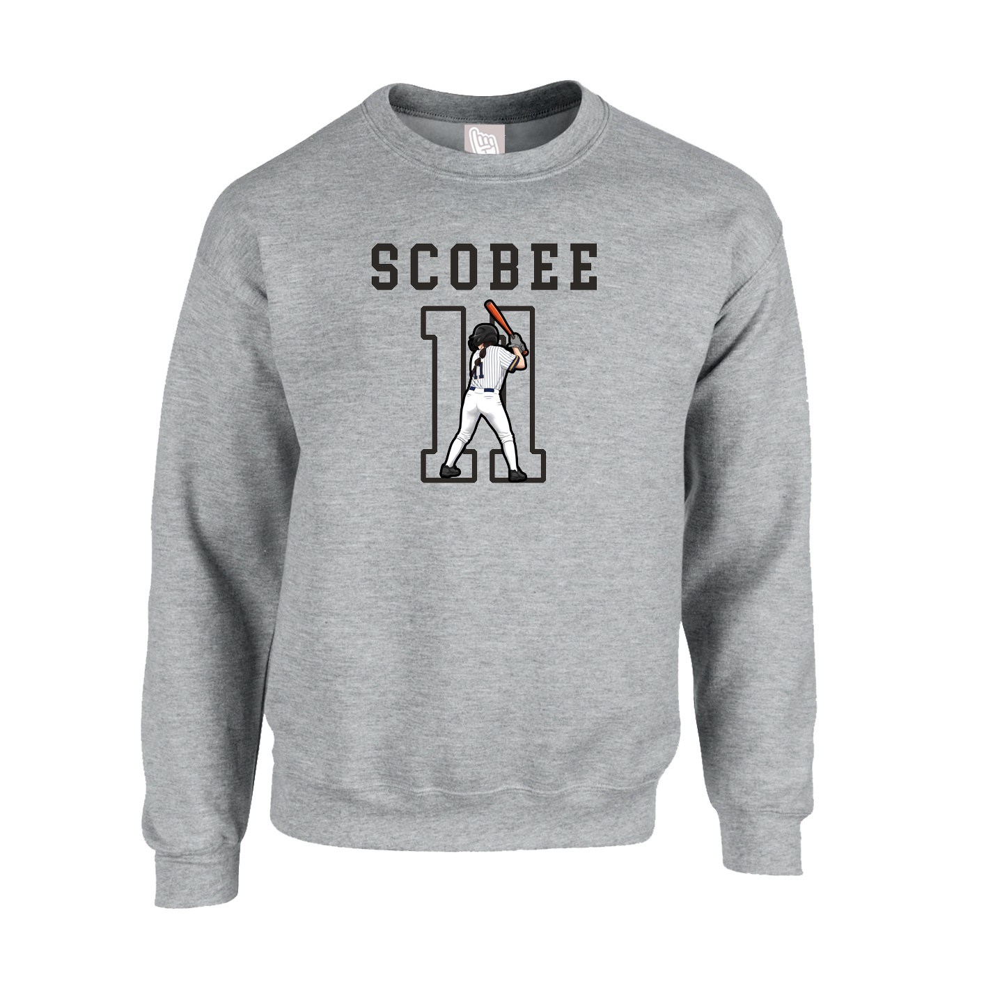 Fleece Crew — Shirsey in Grey
