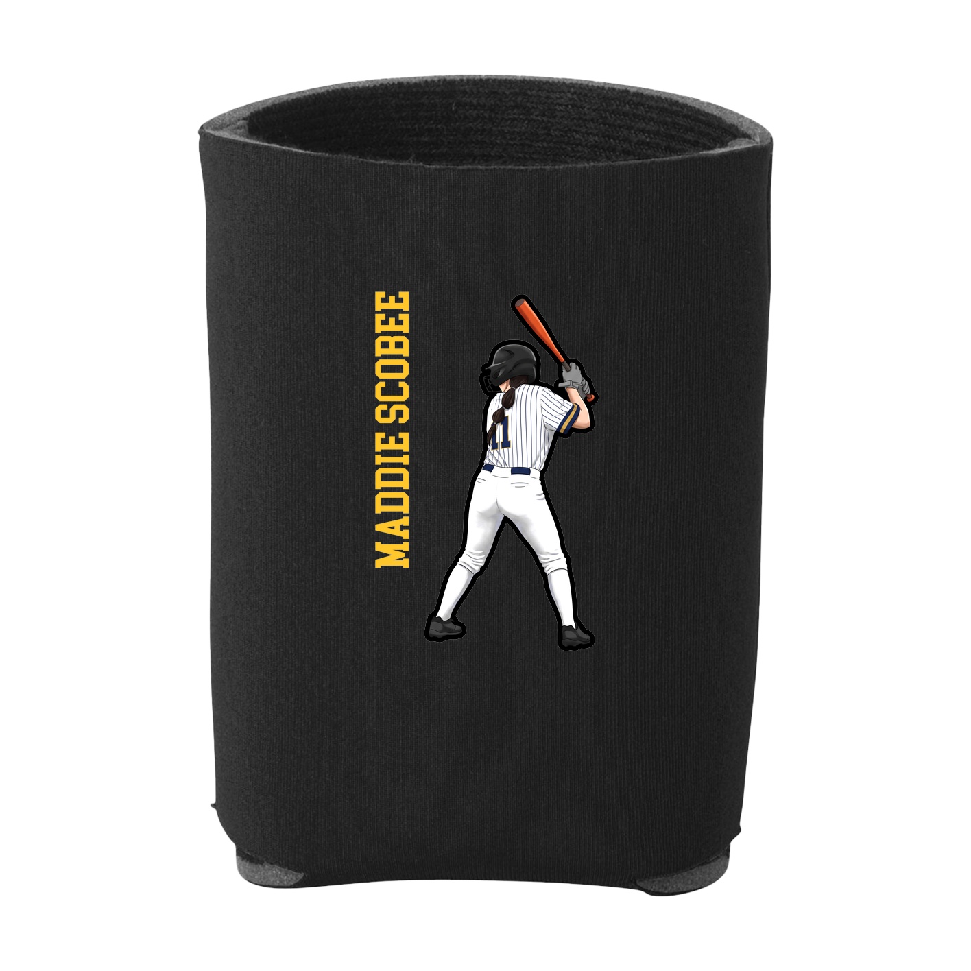 Can Holder — Name Vertical in Black