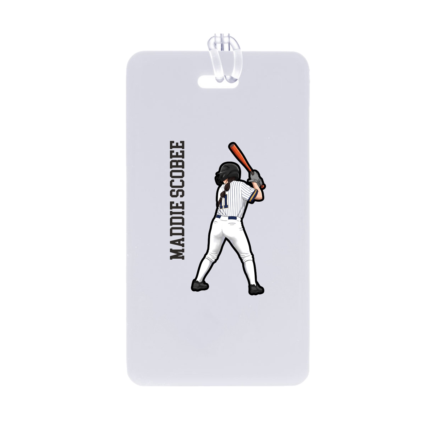 Bag Tag — Name Vertical in Classic