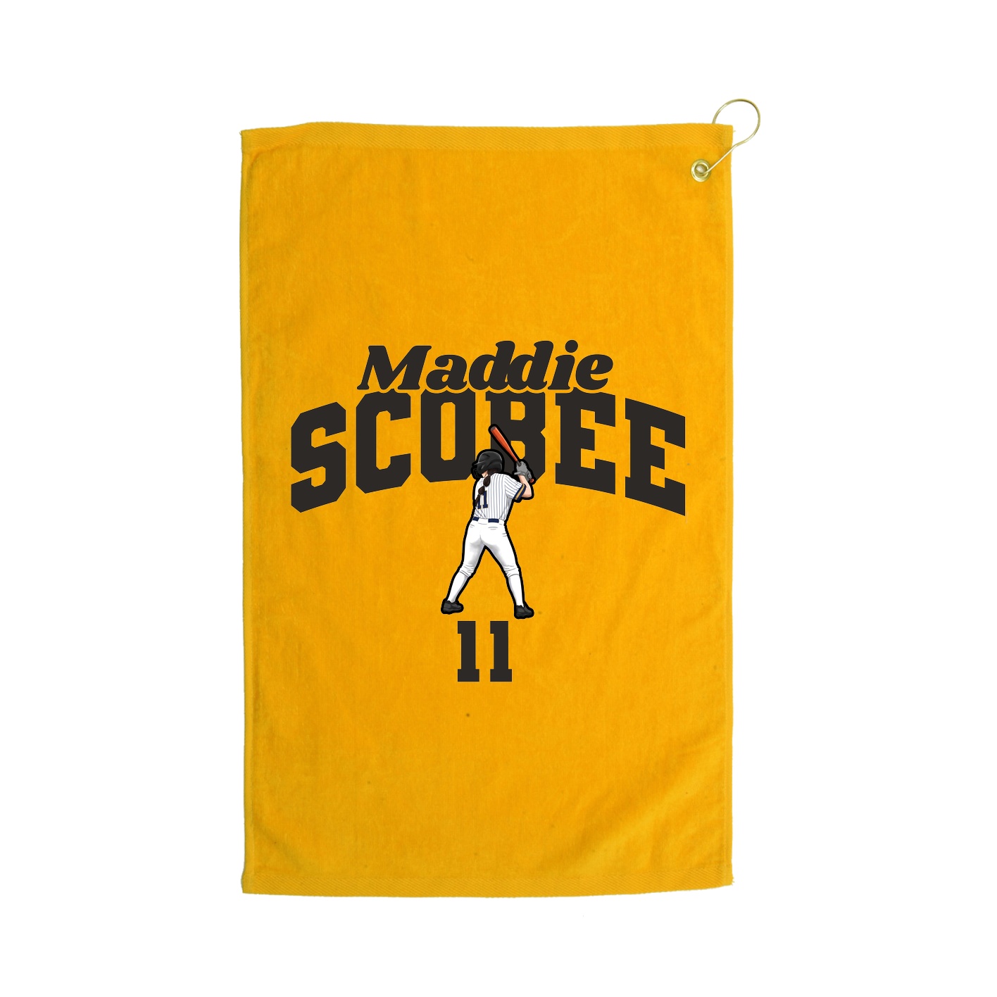 Golf Towel — Signature Arch in Gold