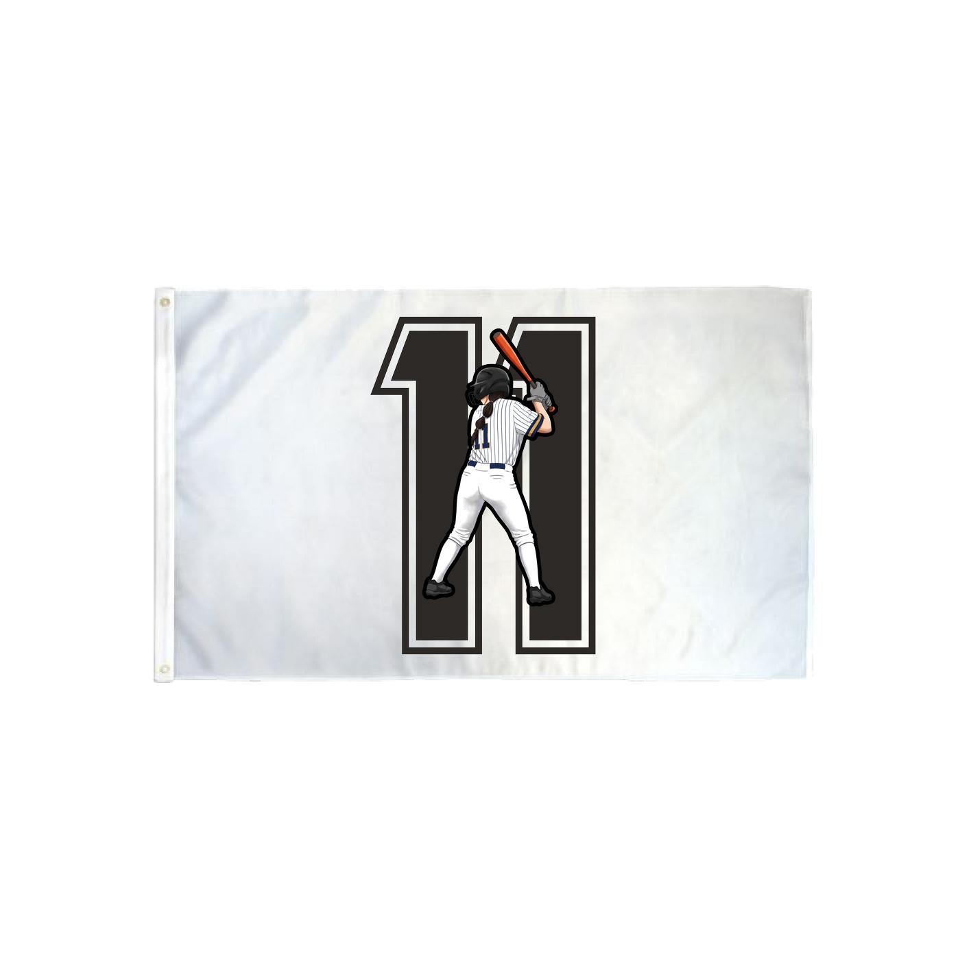 3x5 Flag — Number in Classic