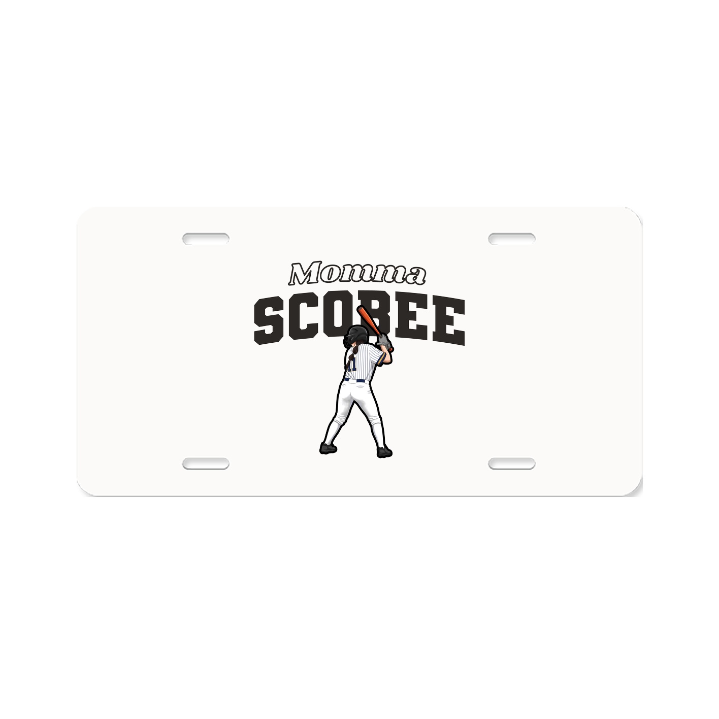 License Plate — Mothers Day Block in Classic