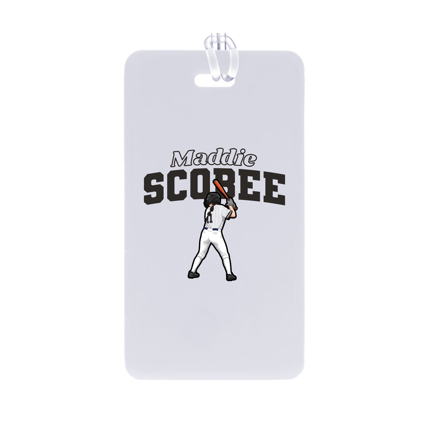 Bag Tag — Name Arch in Classic