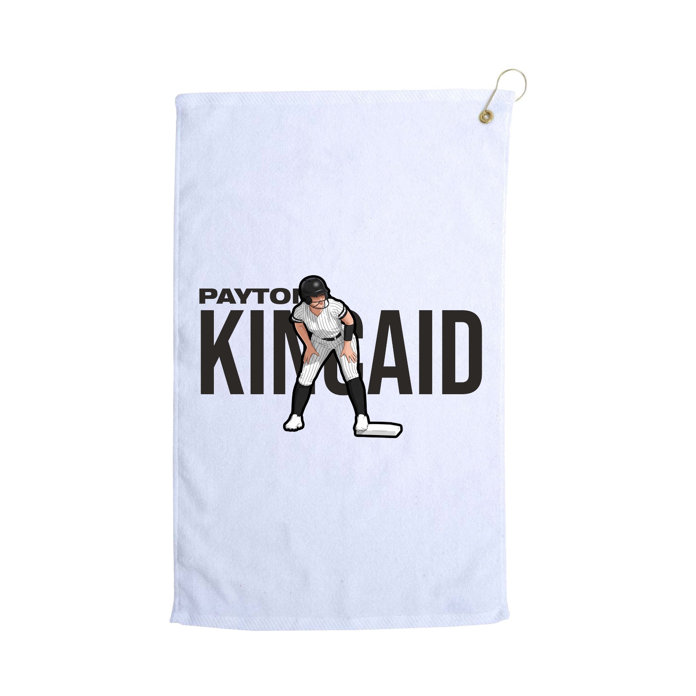 Golf Towel — Player Name in White