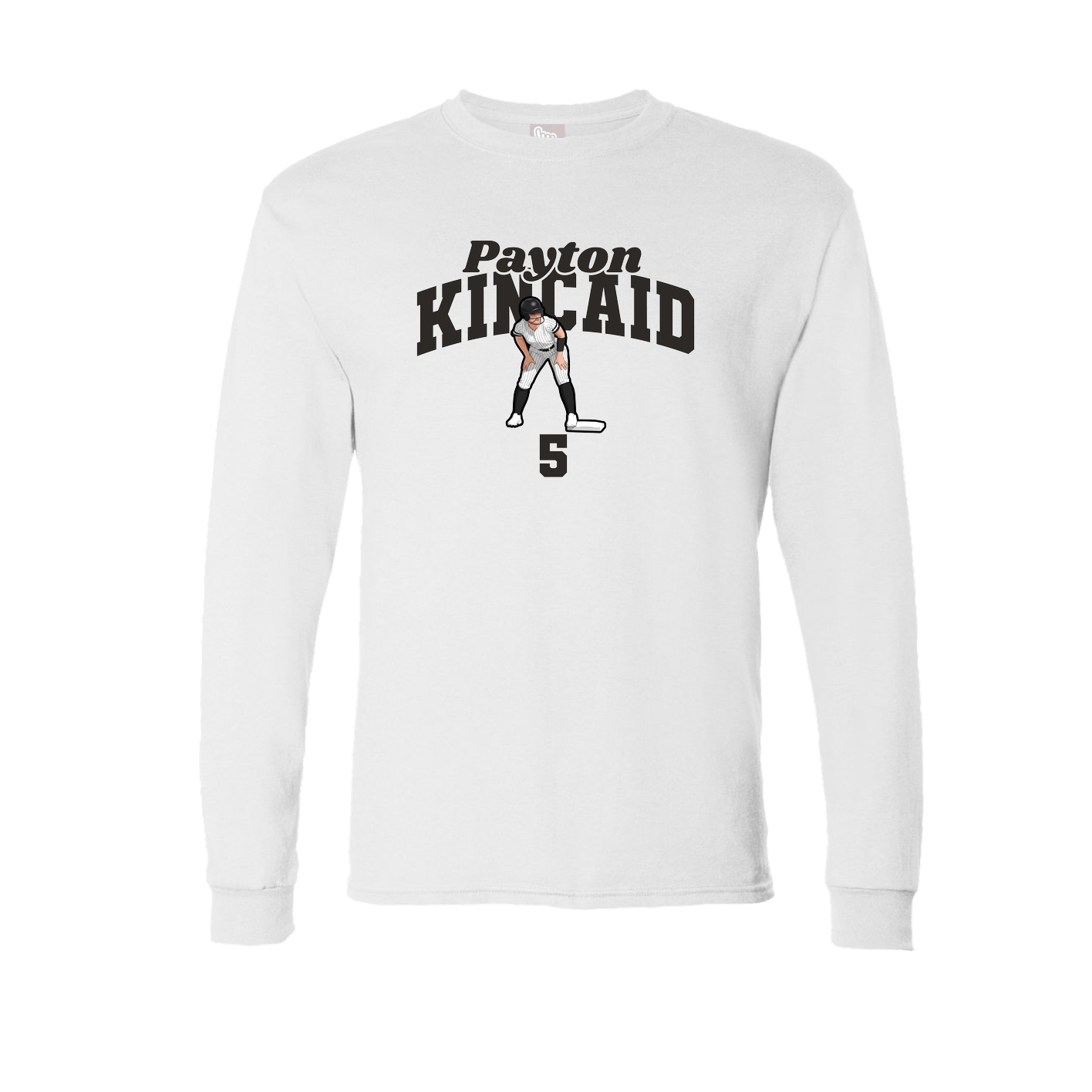 Long Sleeve Tee — Signature Arch in White
