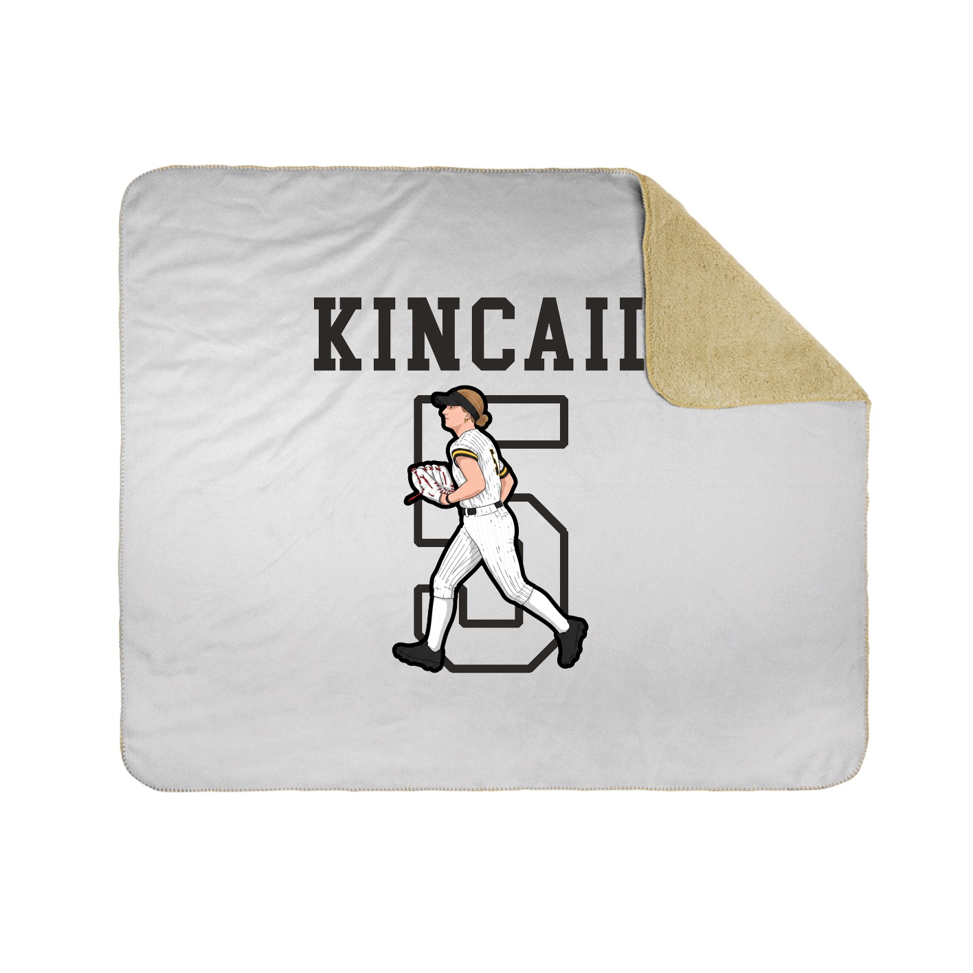 Throw Blanket — Shirsey in White