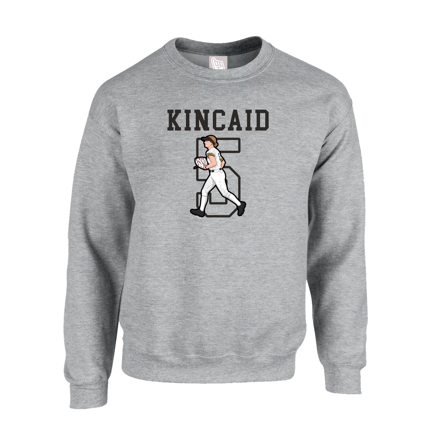 Fleece Crew — Shirsey in Grey