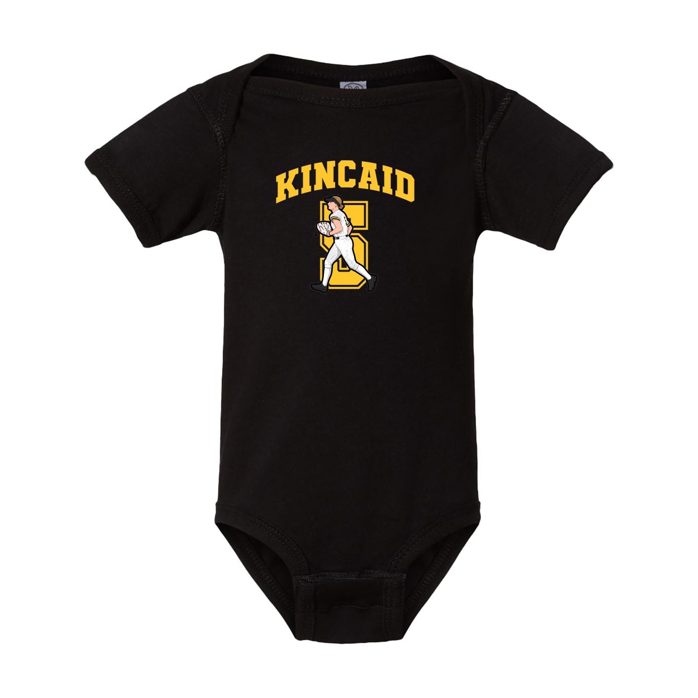 Baby Onesie — Number in Black