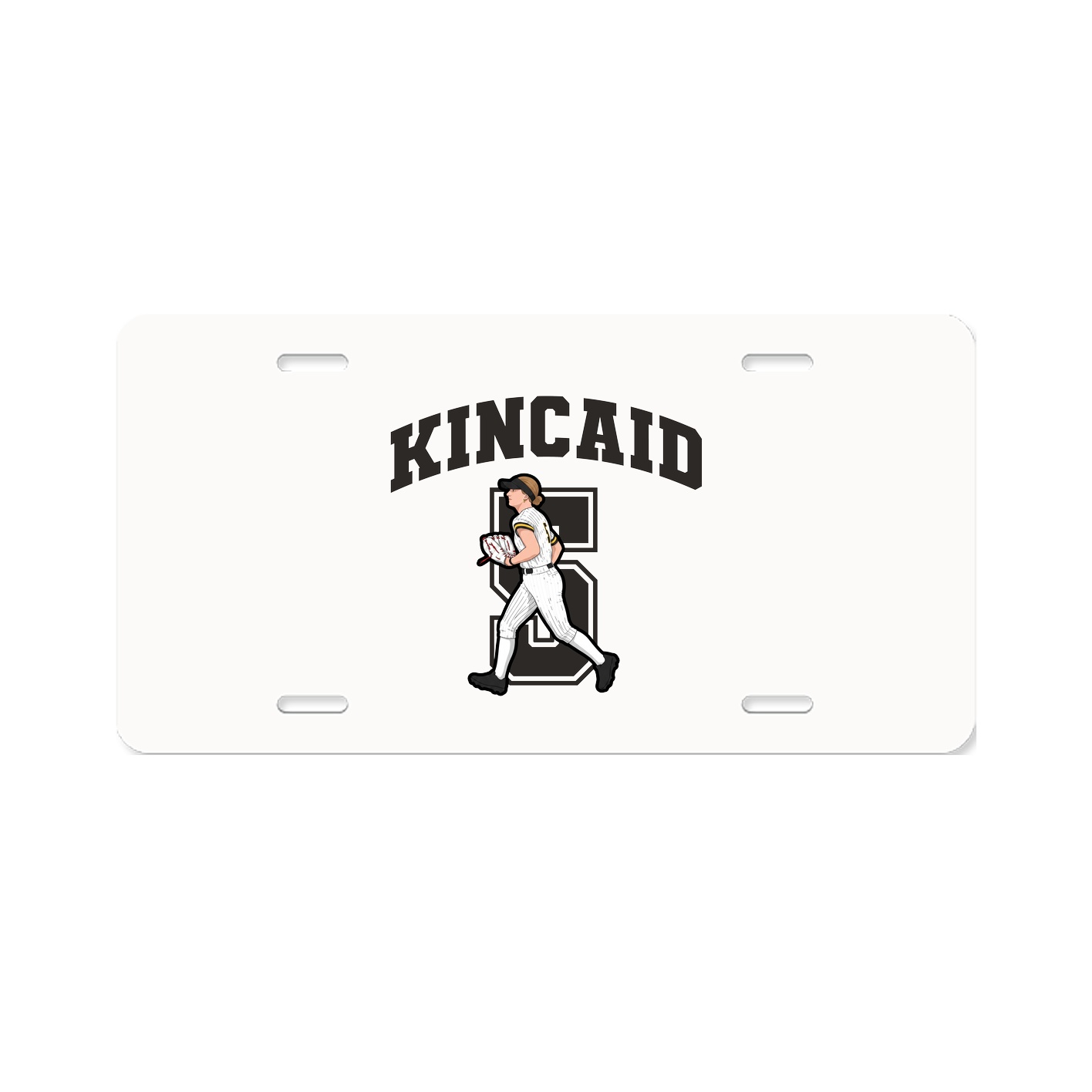 License Plate — Number in Classic