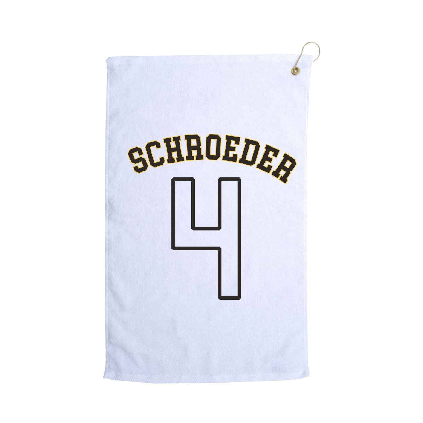 Golf Towel — Shirsey Arch in White