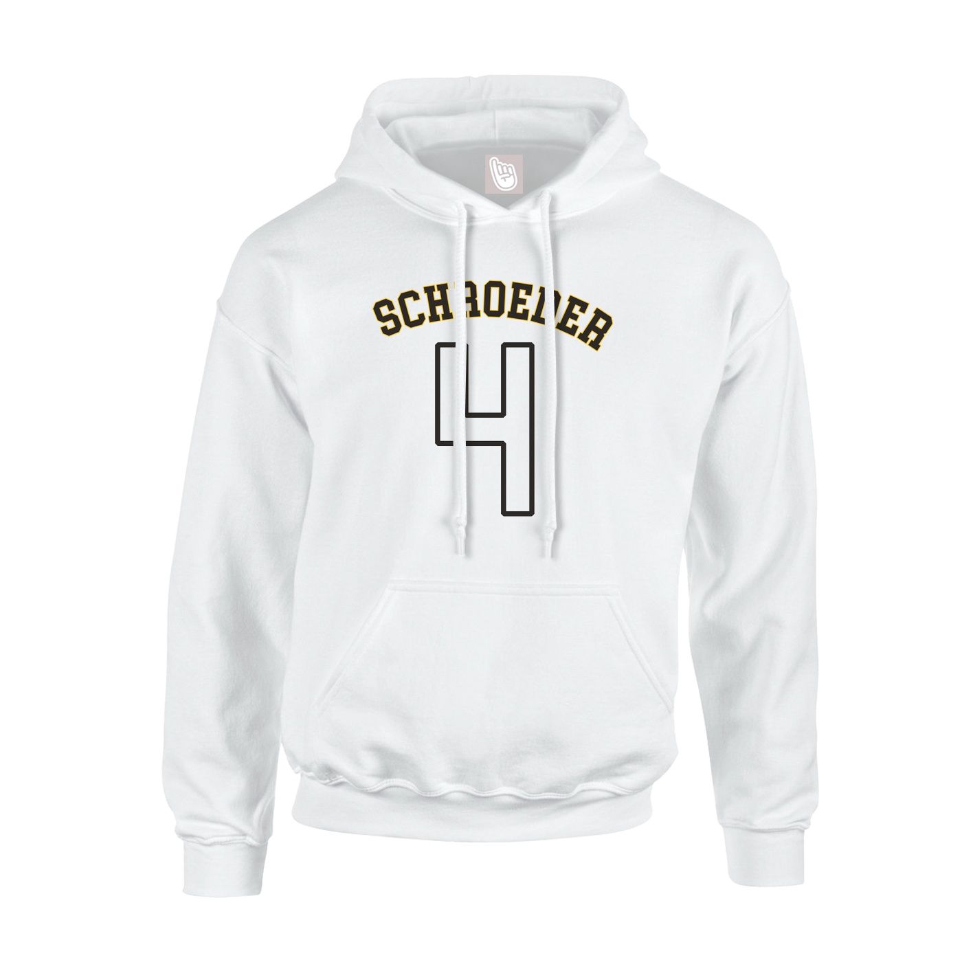 Hoodie — Shirsey Arch in White