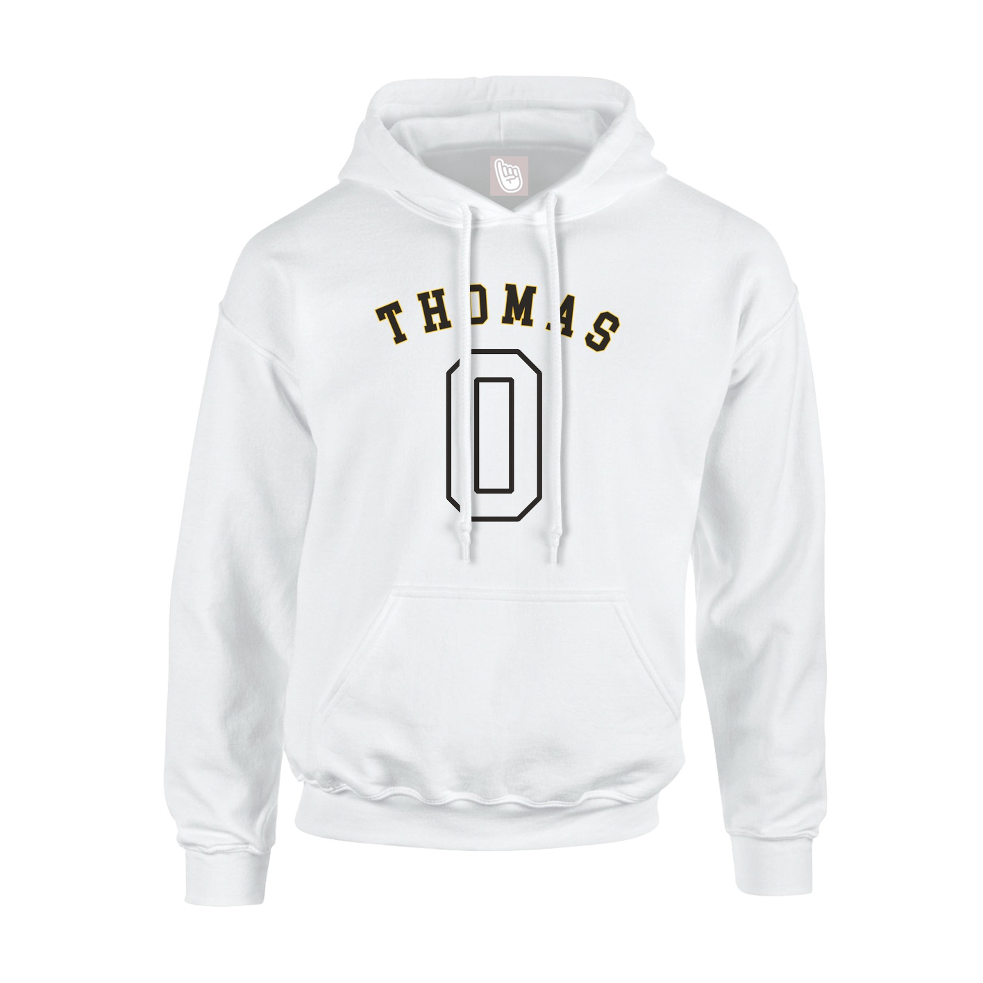 Hoodie — Shirsey Arch in White
