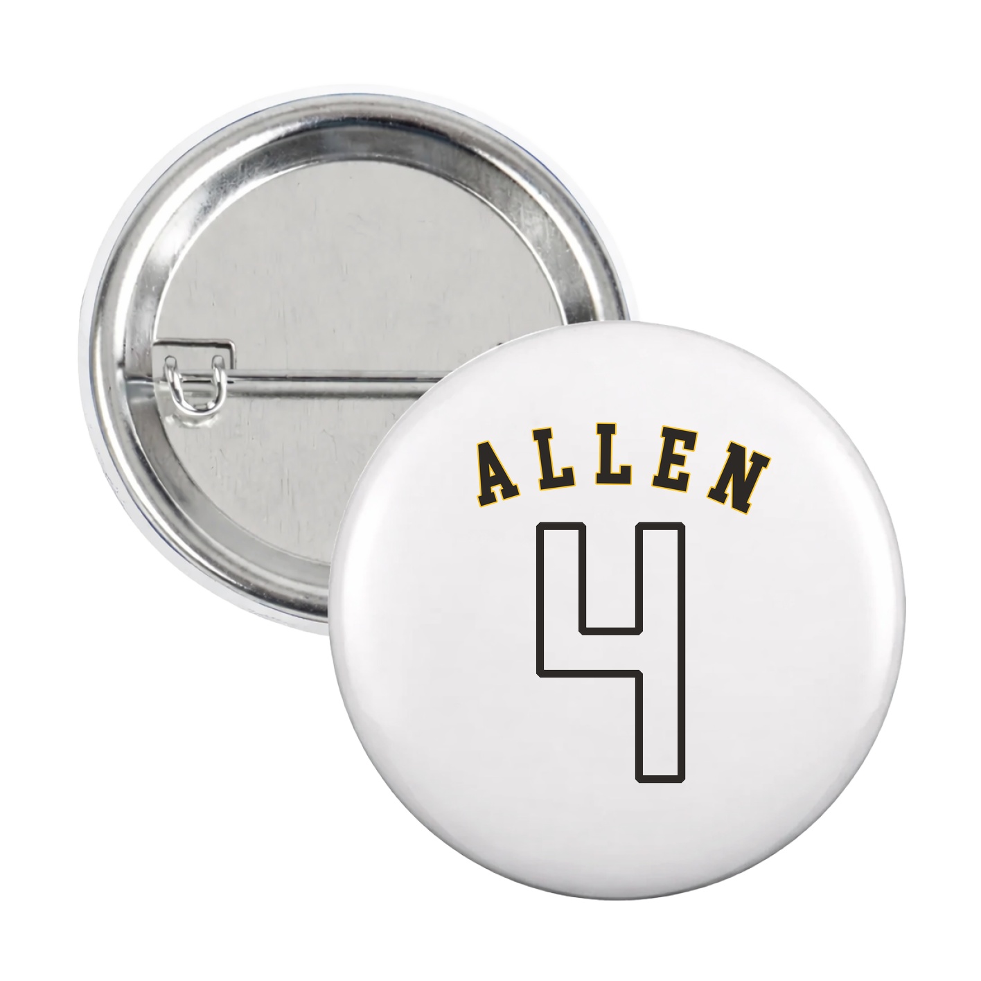 Game Day Button — Shirsey Arch in White