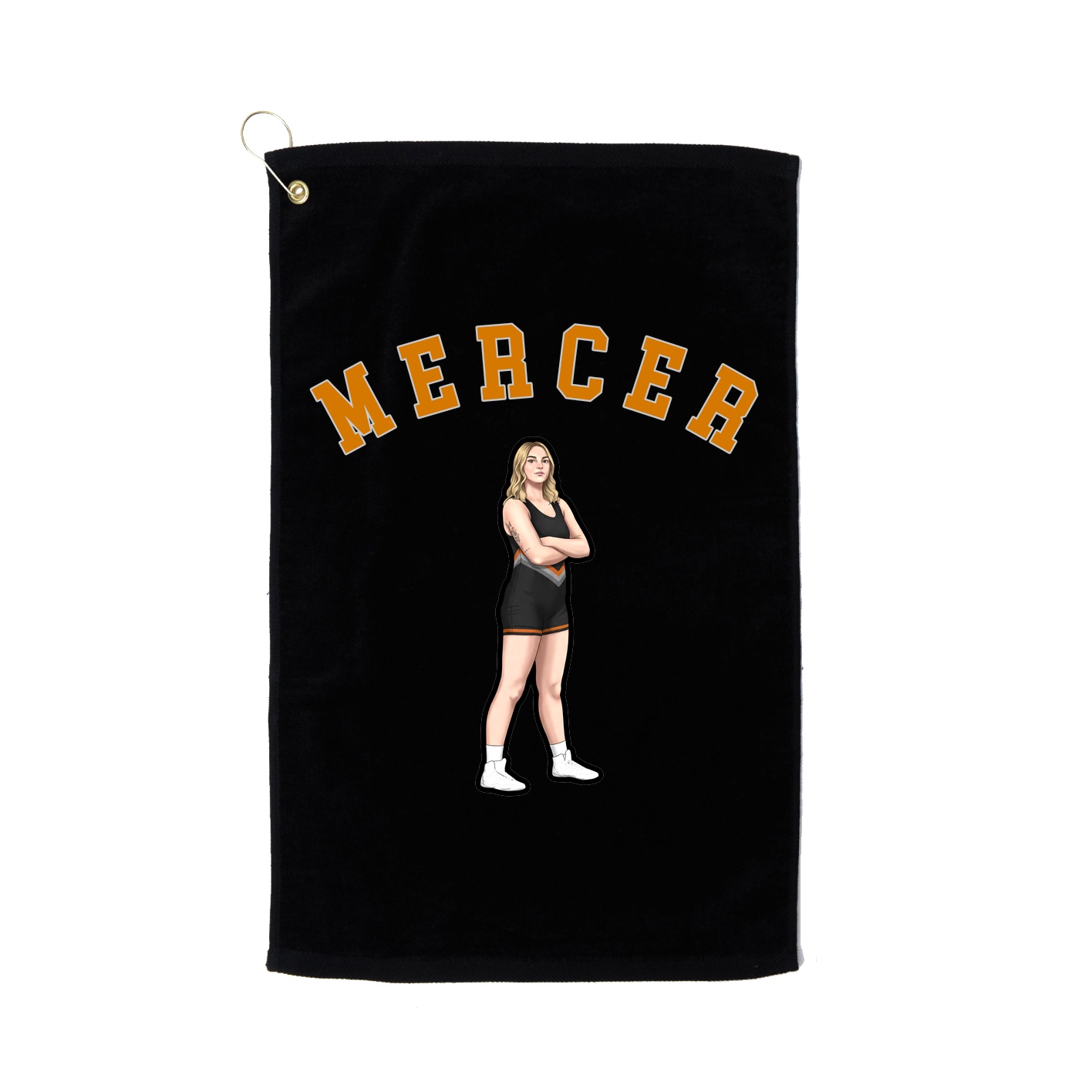Golf Towel — Shirsey Arch in Black