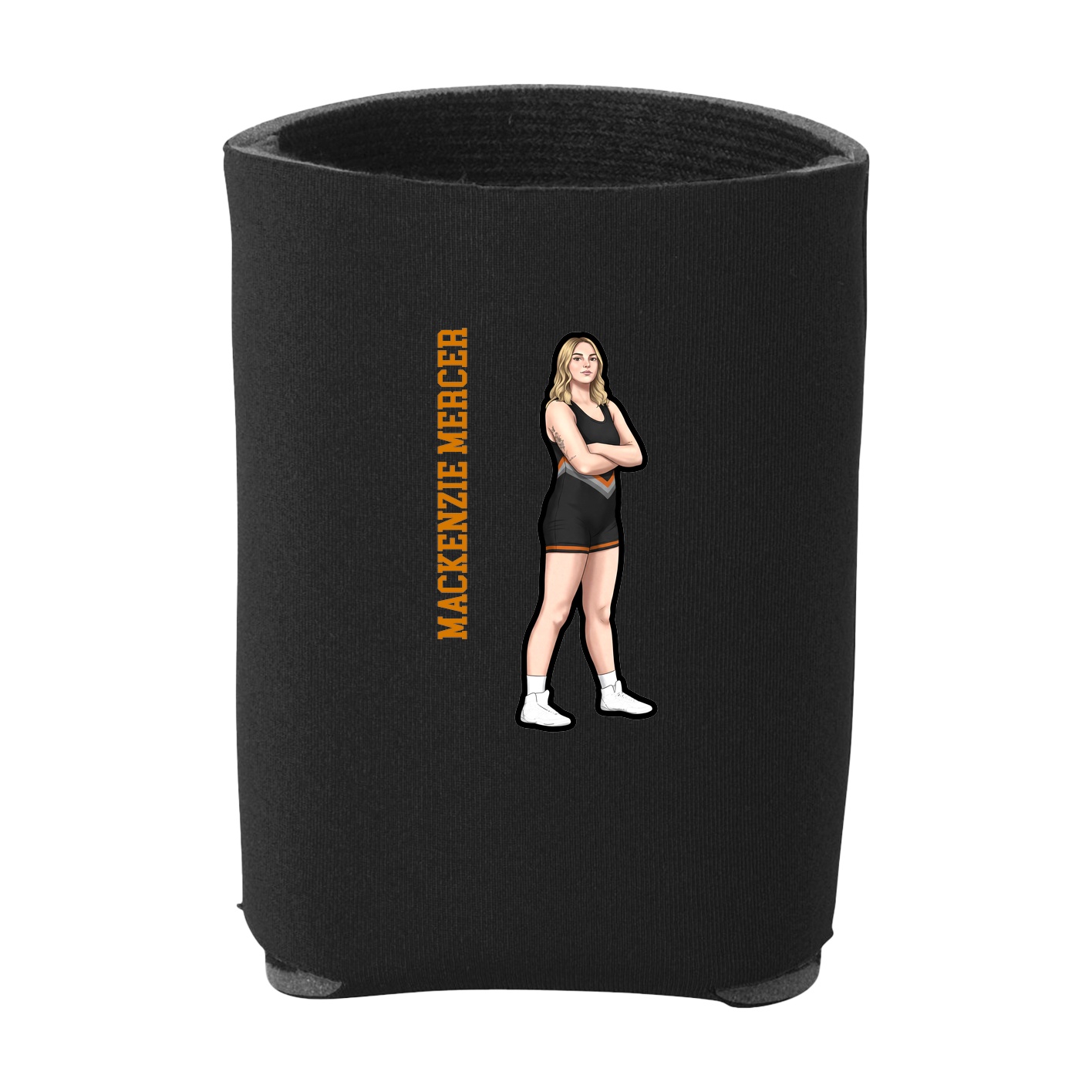 Can Holder — Name Vertical in Black