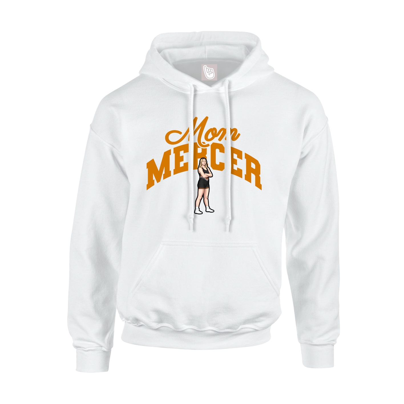 Youth Hoodie — Mothers Day Arch in White