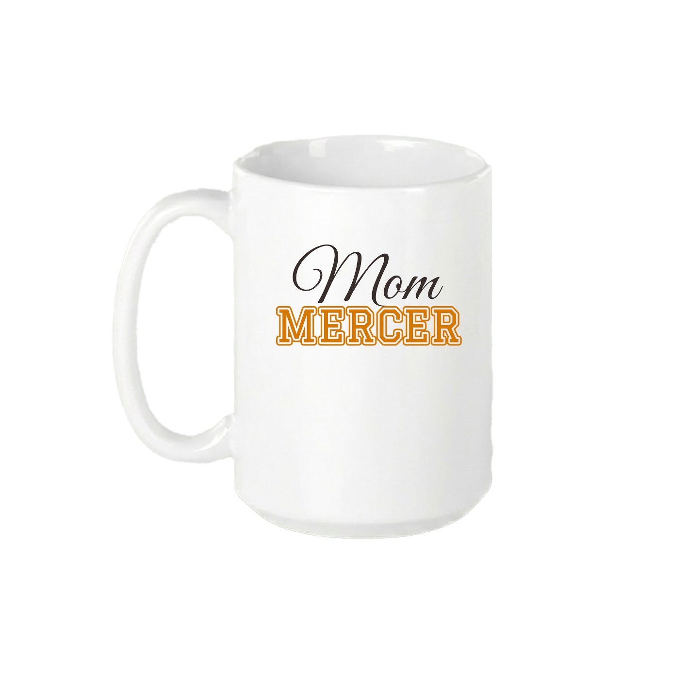 15oz Coffee Mug — Mothers Day Block in White