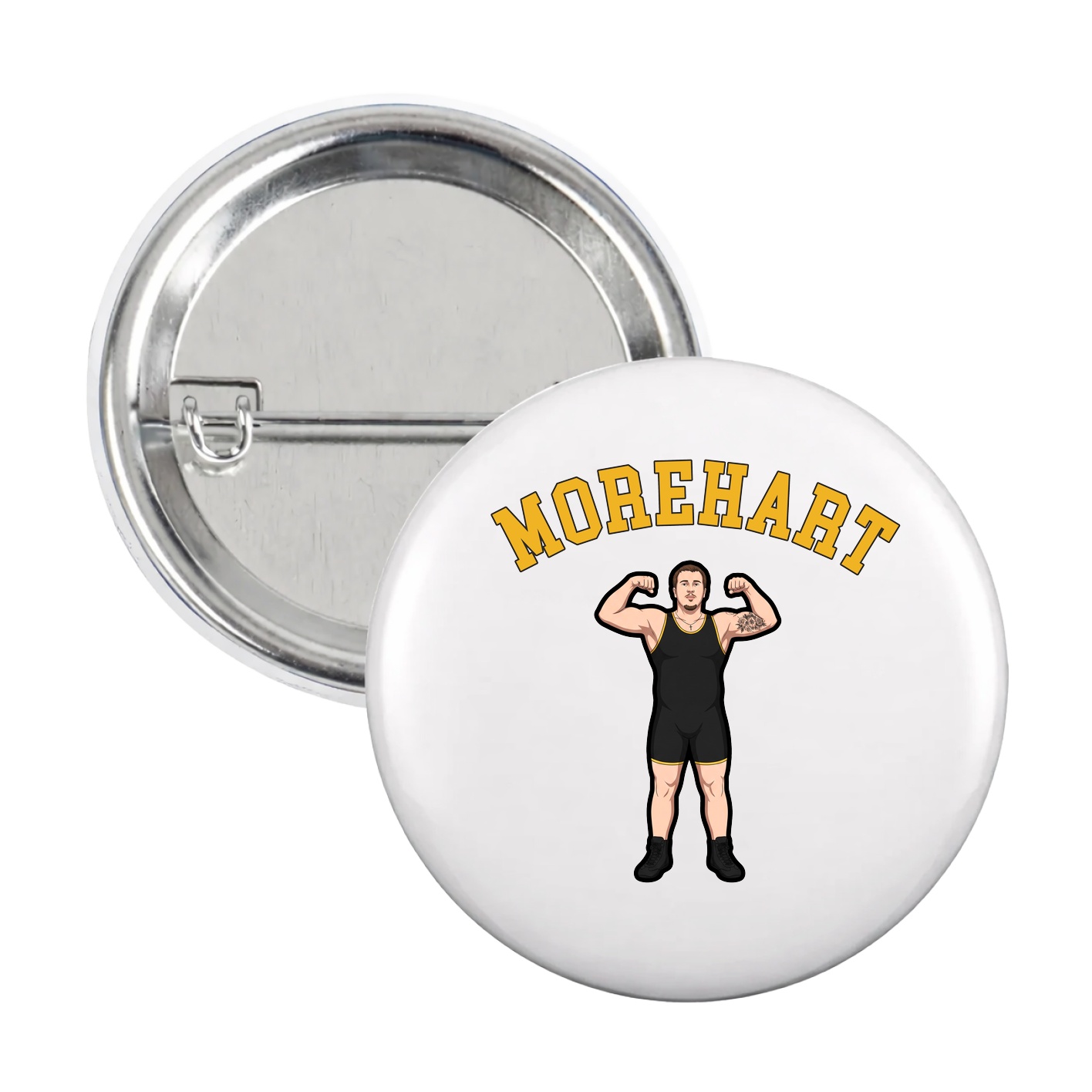 Game Day Button — Shirsey Arch in White